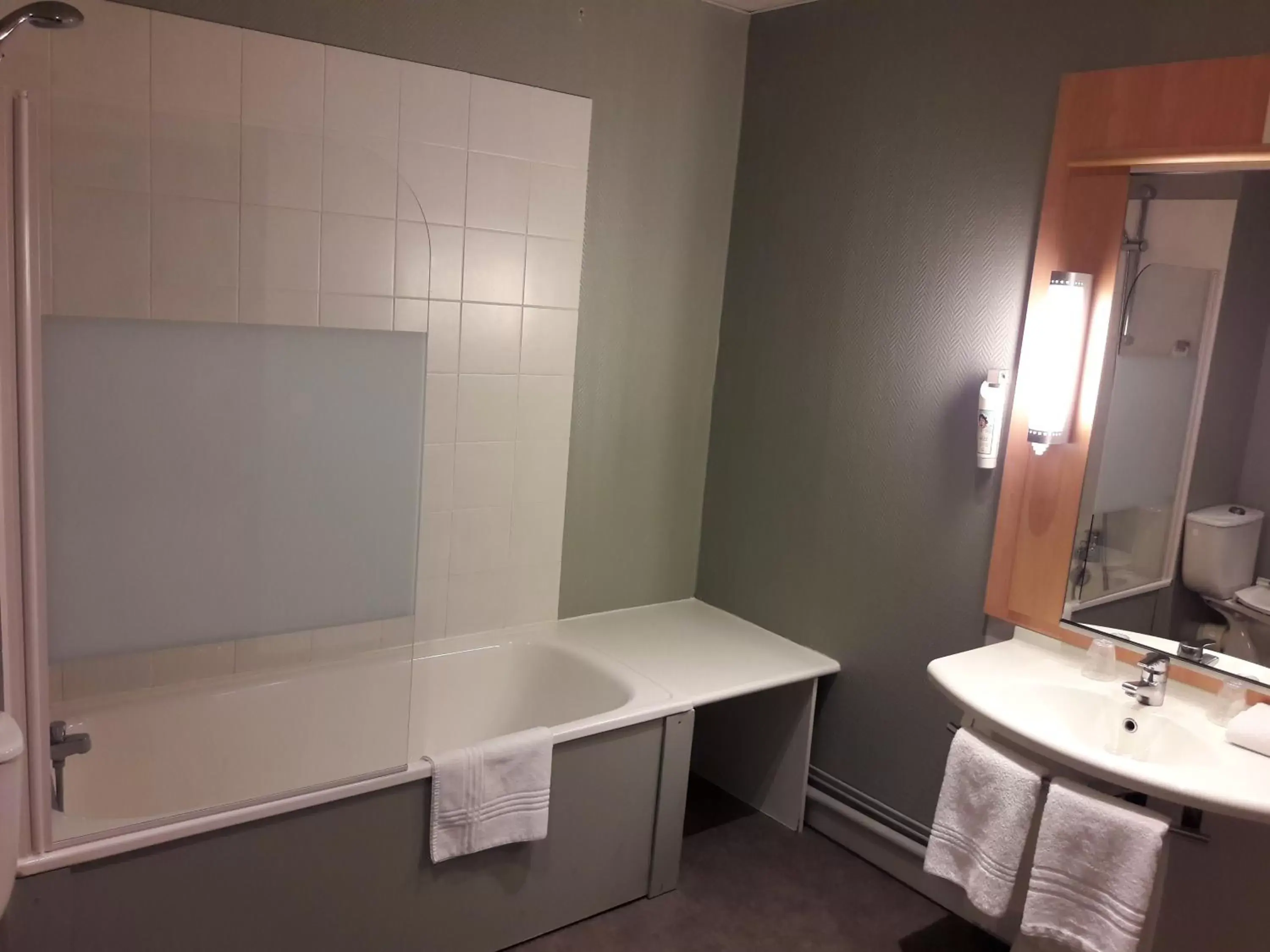 Bathroom in ibis Lannion