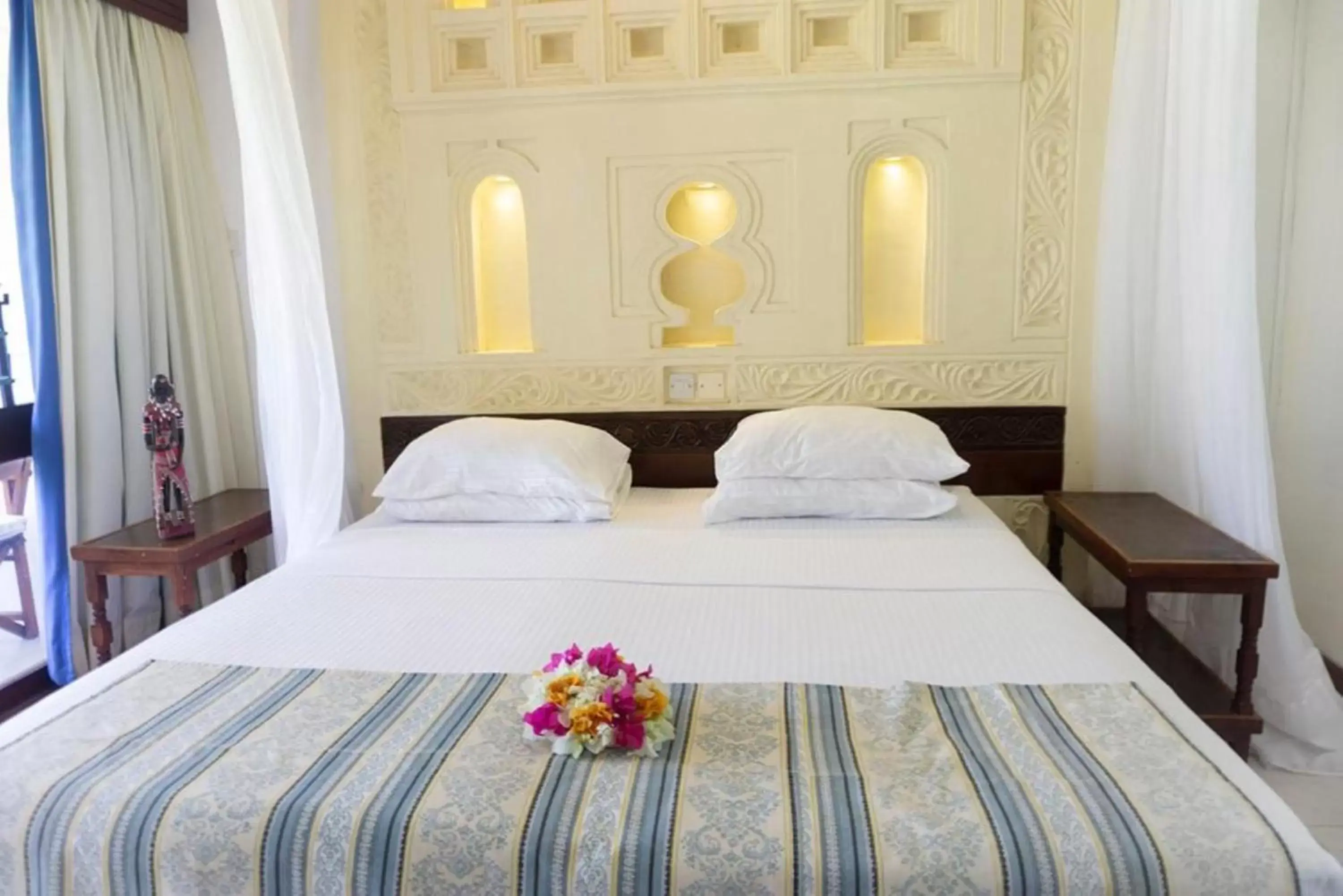 Bed in Reef Hotel Mombasa