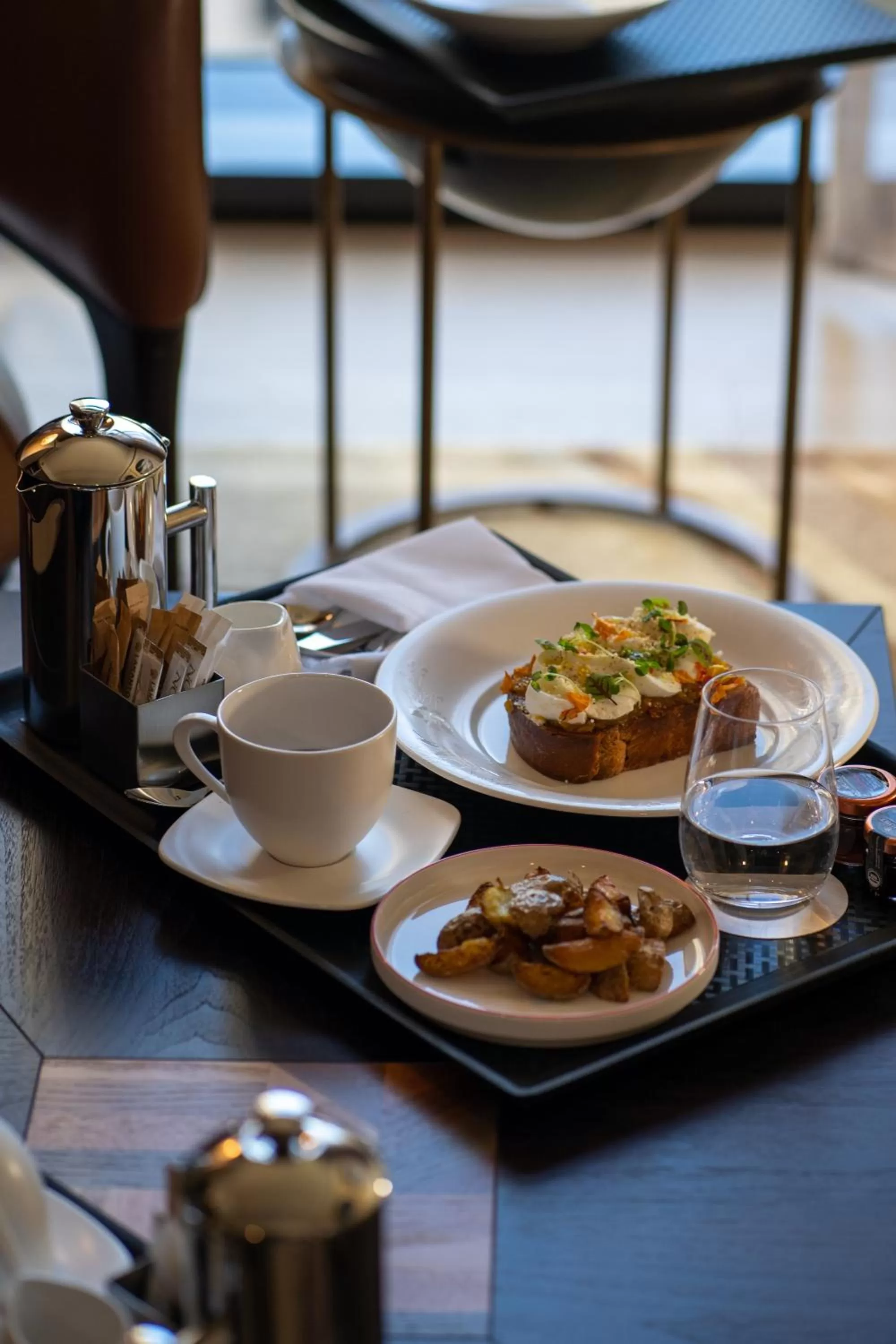 Food and drinks in Nobu Hotel Atlanta