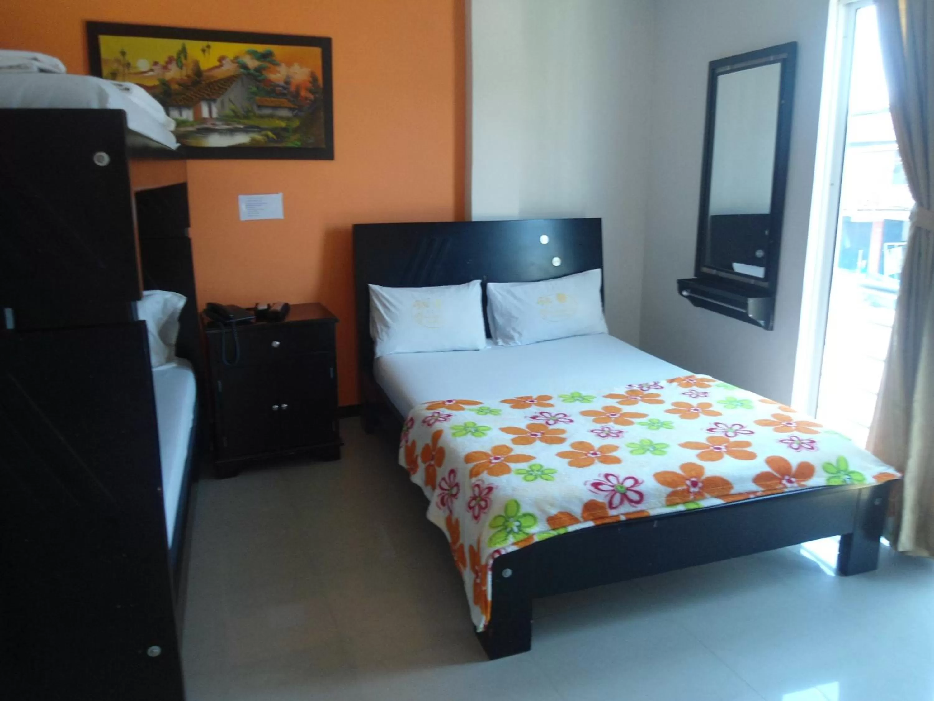 Bed in Hotel Palmeras De Mariana