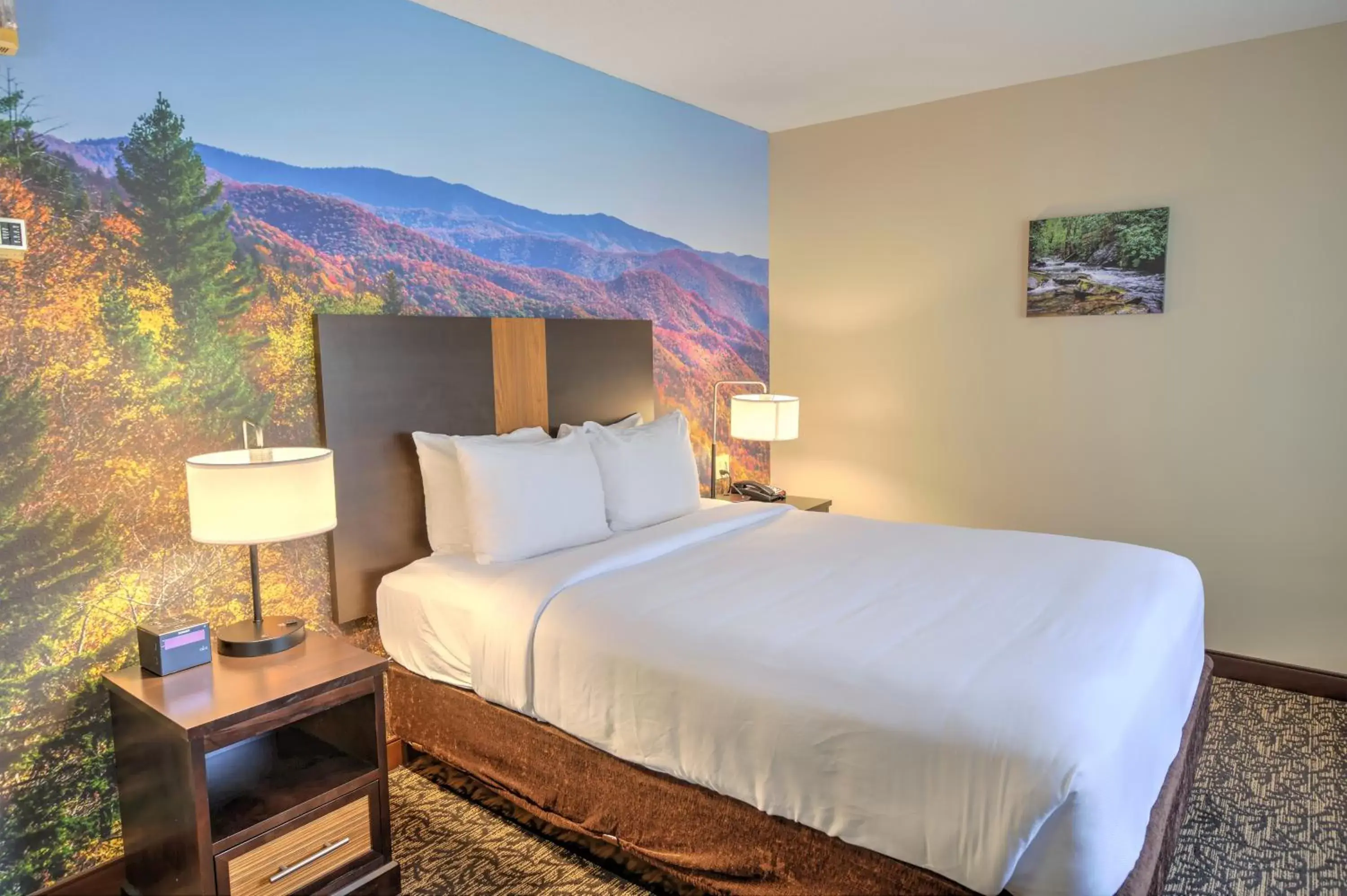Bed in LeConte Hotel & Convention Center, Ascend Hotel Collection