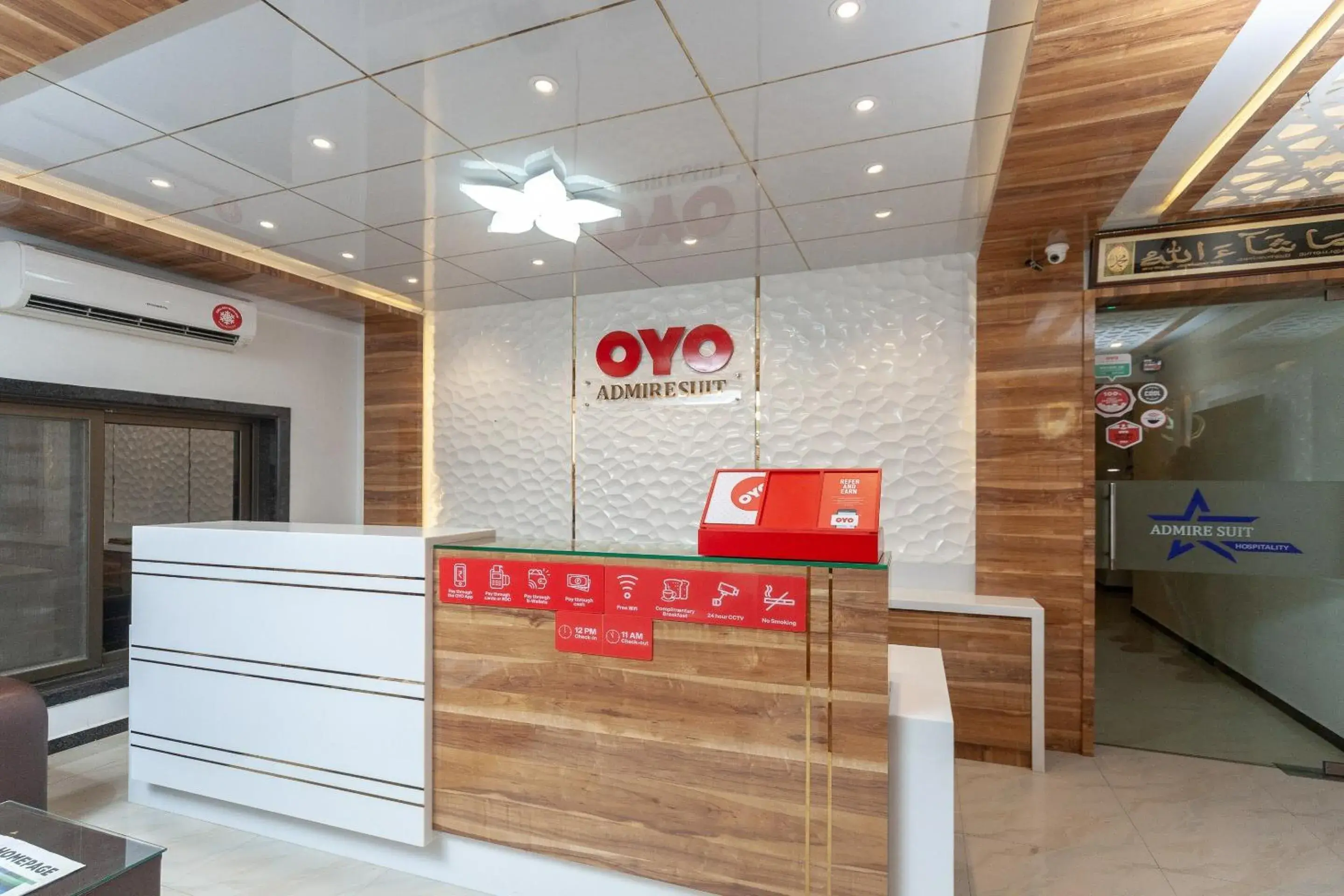 Lobby or reception, Lobby/Reception in  Super OYO Capital O Admire Suit Hospitality