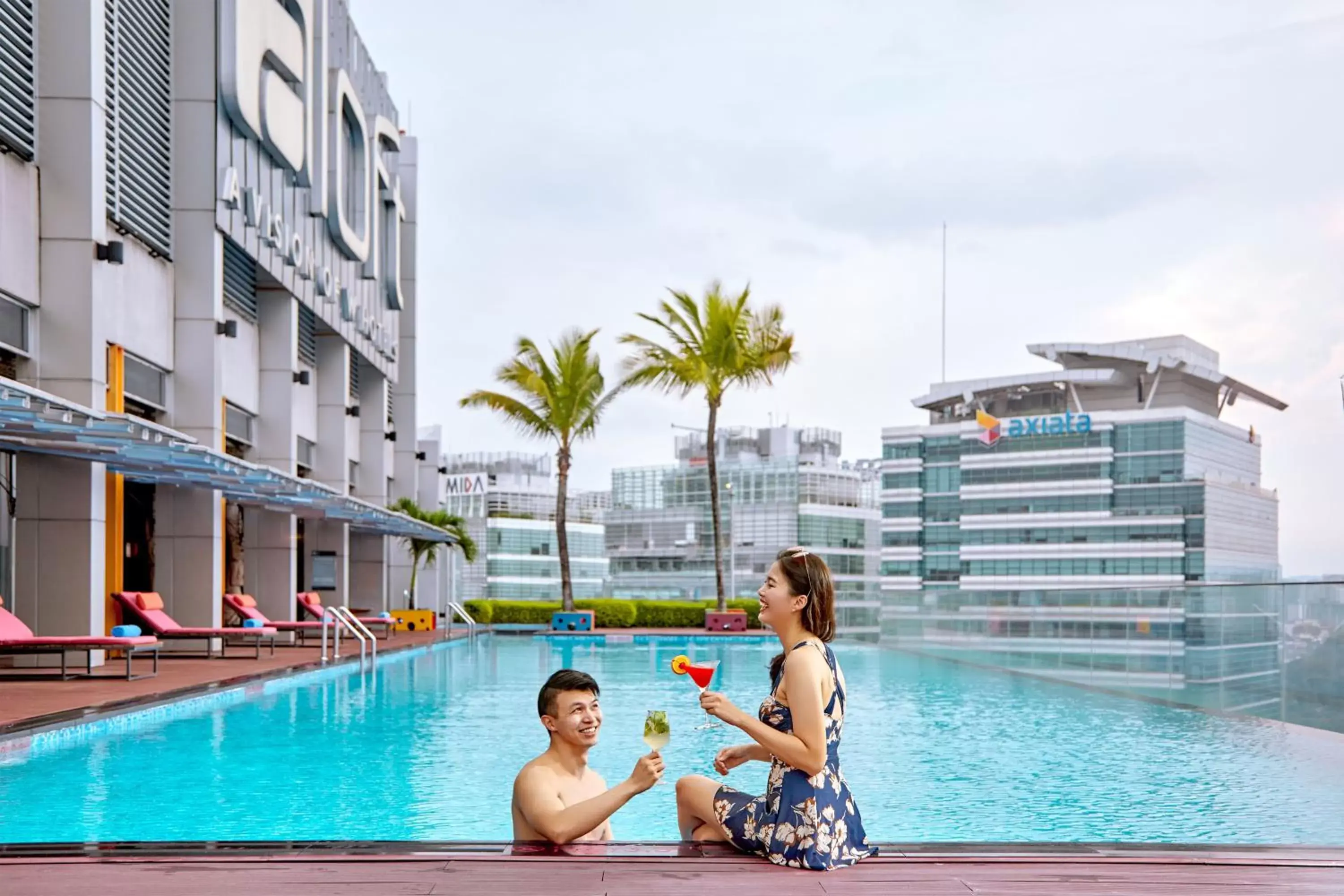 Swimming Pool in Aloft Kuala Lumpur Sentral