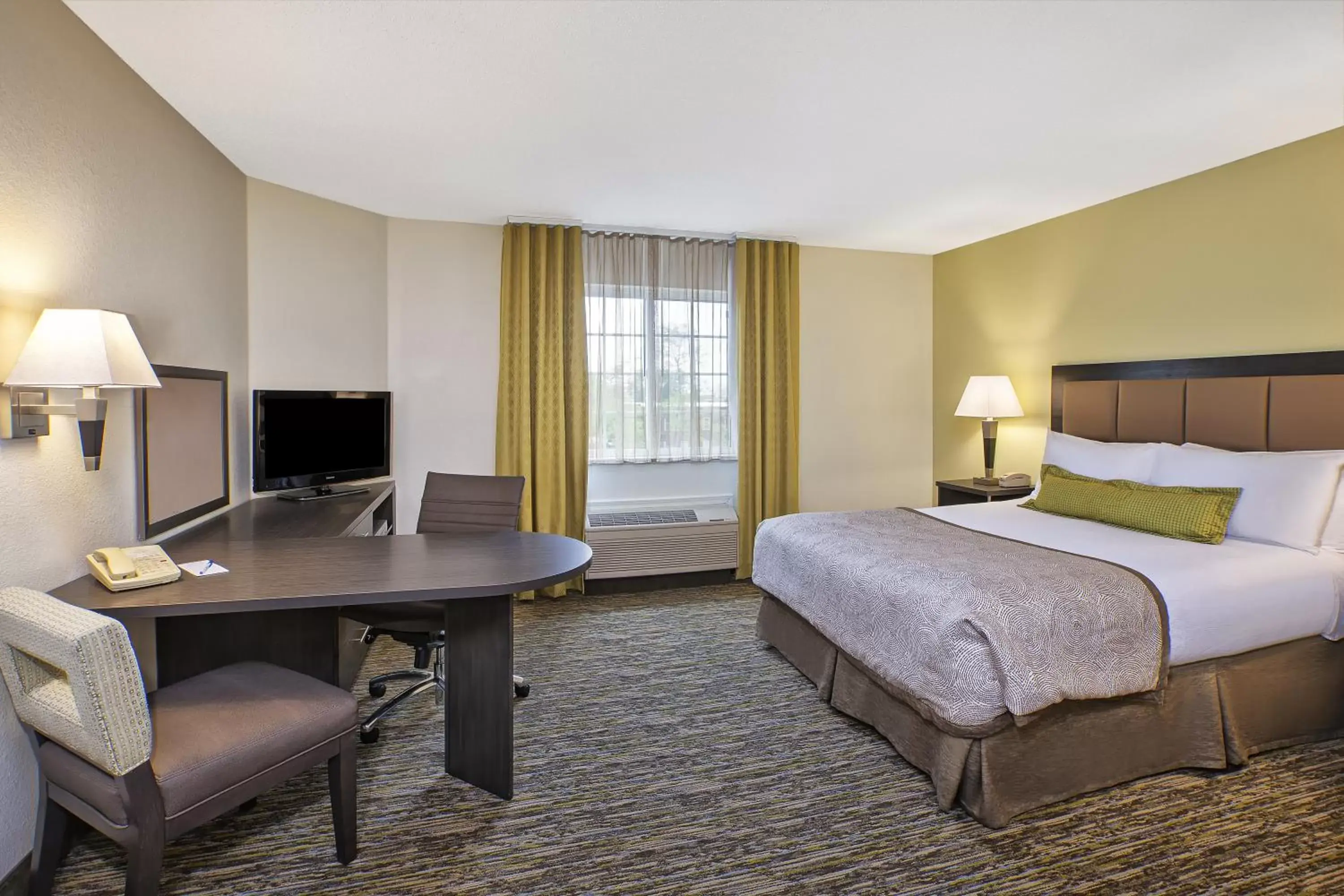 Photo of the whole room, Bed in Candlewood Suites Indianapolis Northeast by IHG Photo of the whole room, Bed in Candlewood Suites Indianapolis Northeast by IHG