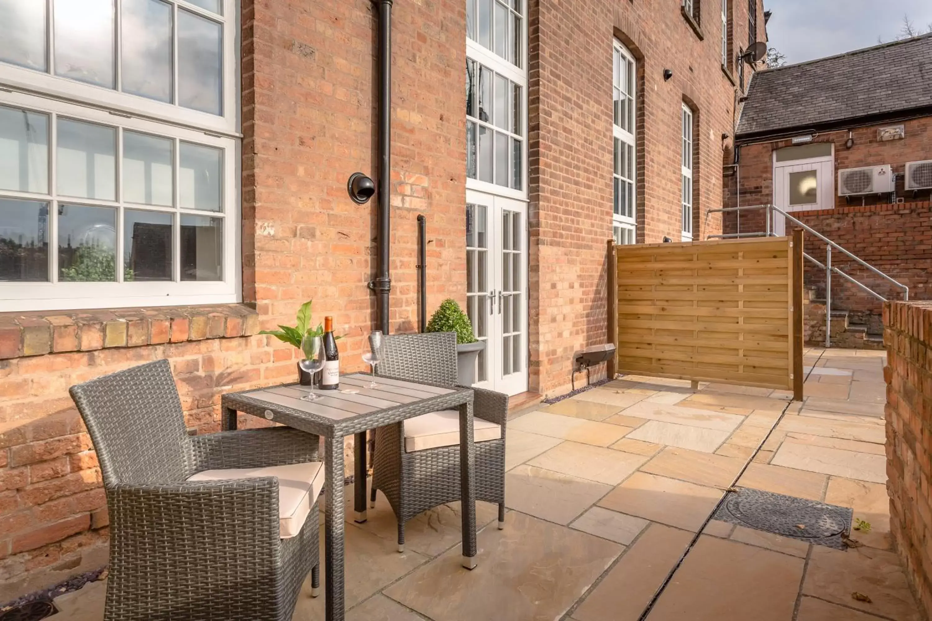 Patio in Heritage Mews Nottingham