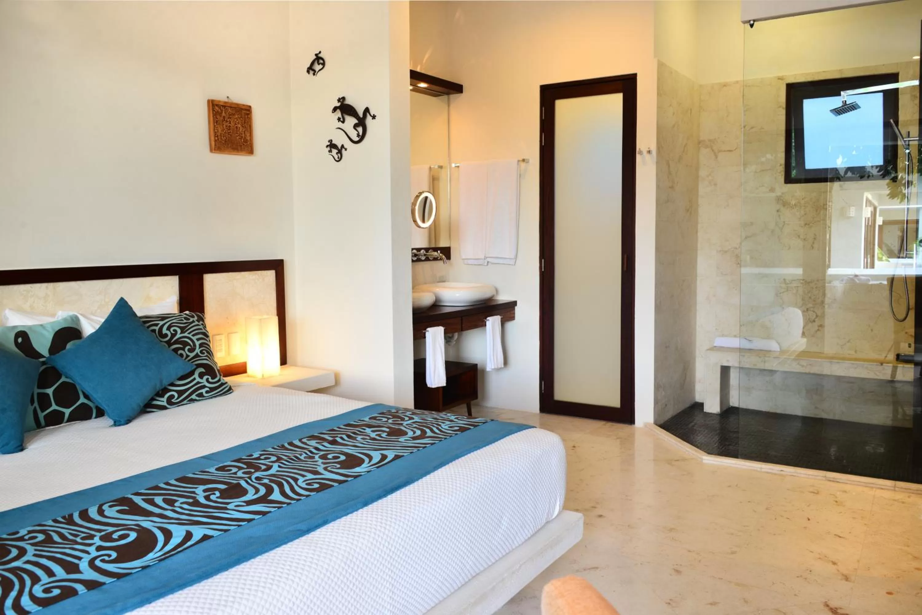 Bathroom in Intima Resort Tulum Adults Only (Clothing Optional)