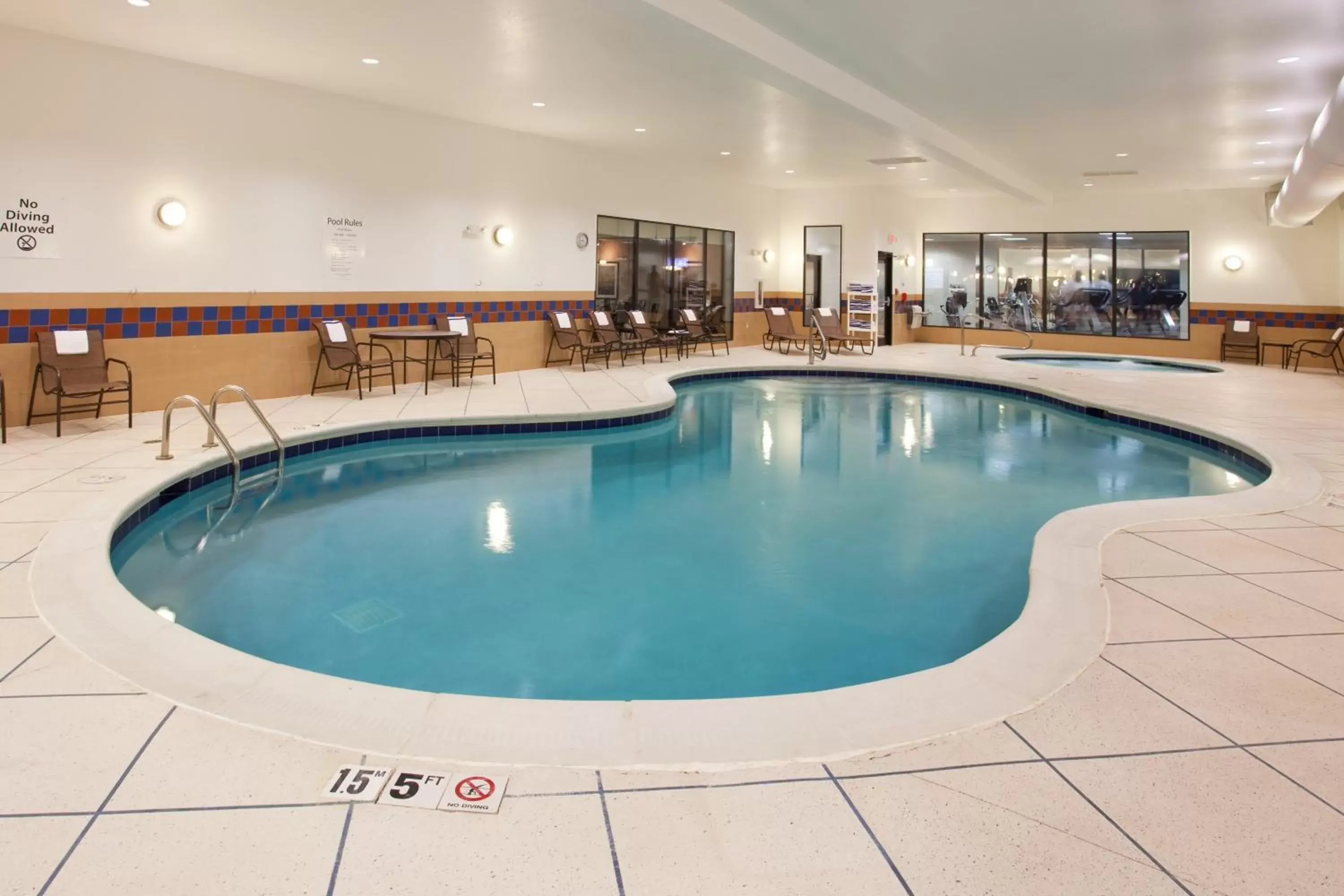 Swimming Pool in Holiday Inn Express & Suites Zanesville North, an IHG Hotel