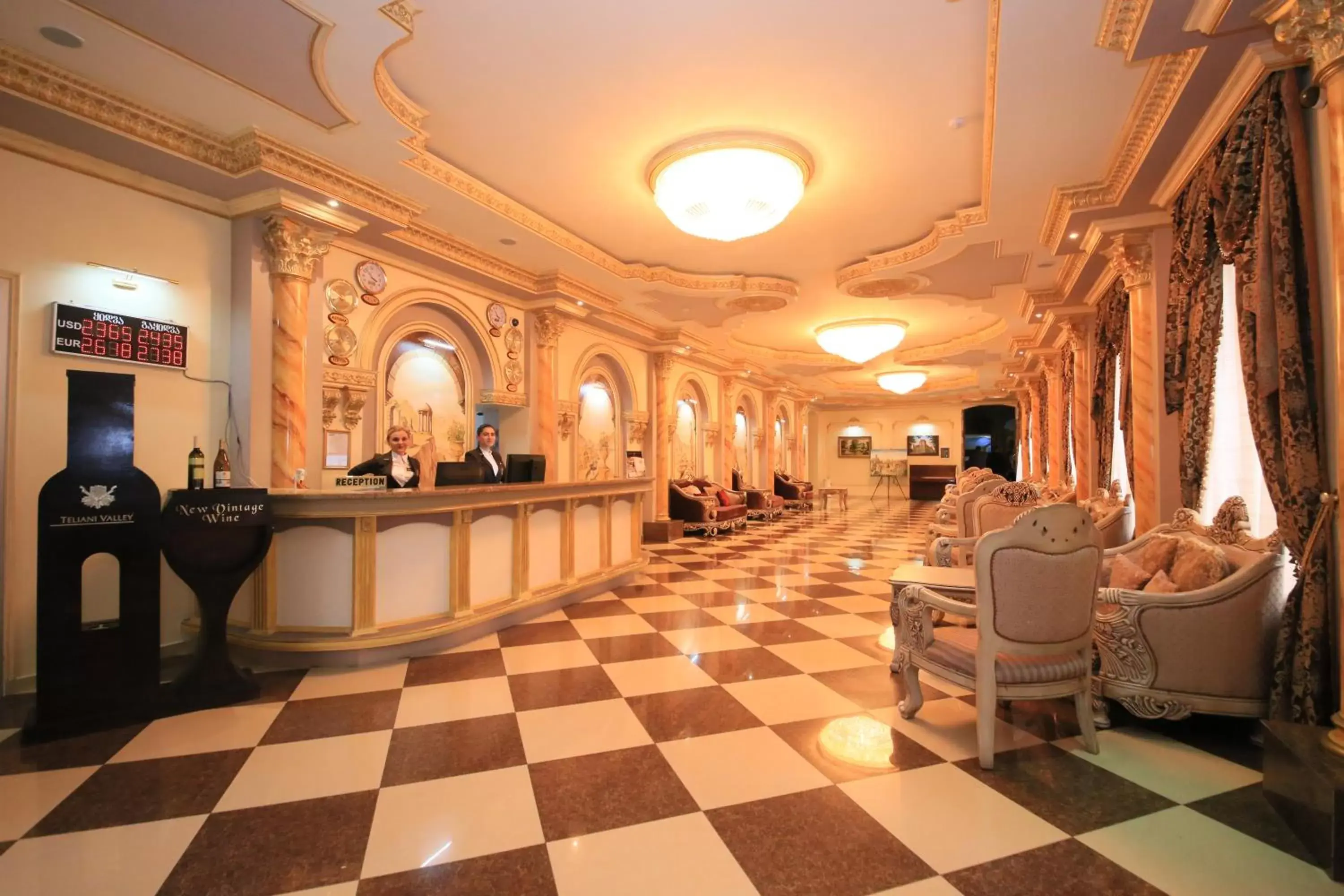 Lobby or reception in Borjomi Palace Health & Spa Center