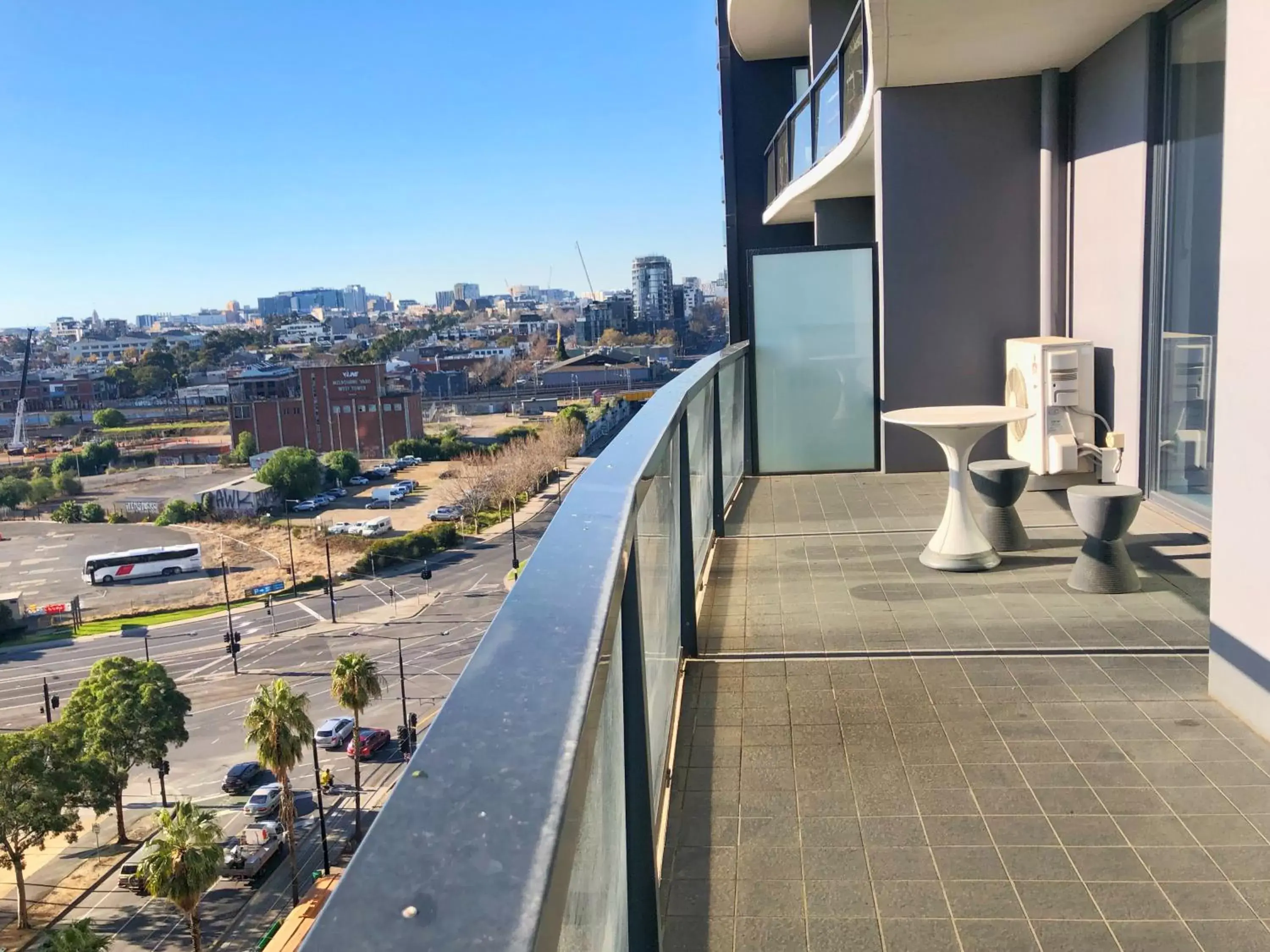 Balcony/Terrace in The Sebel Residences Melbourne Docklands Serviced Apartments