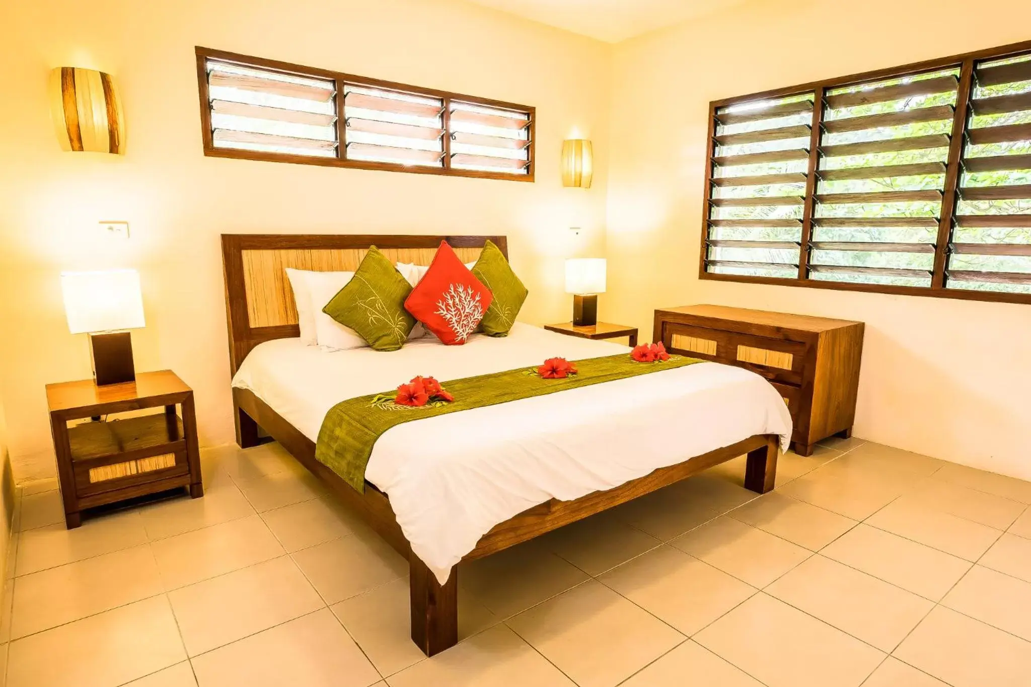 Bed in Nasama Resort