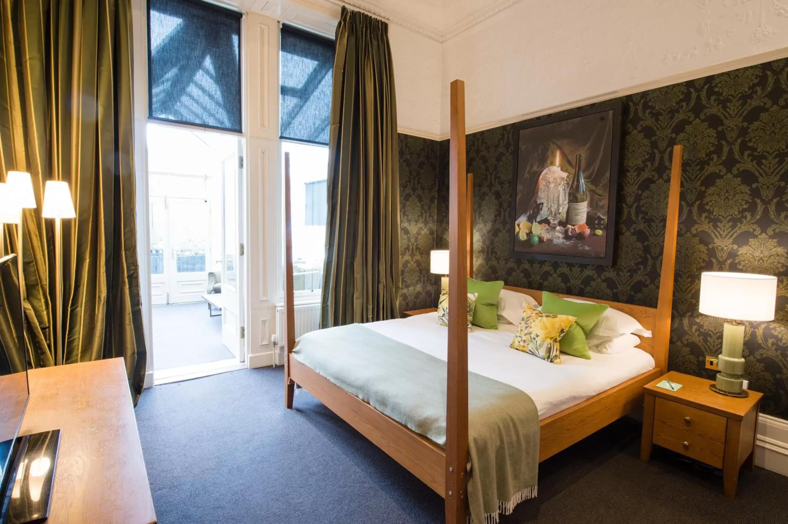 Bedroom, Bed in One Devonshire Gardens a Hotel Du Vin
