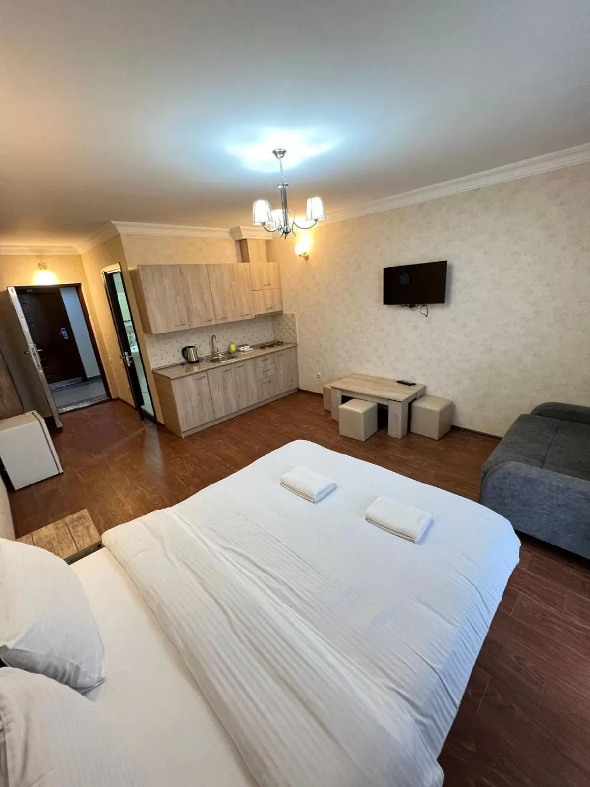 Bed in Holiday Lux Sea Towers Batumi