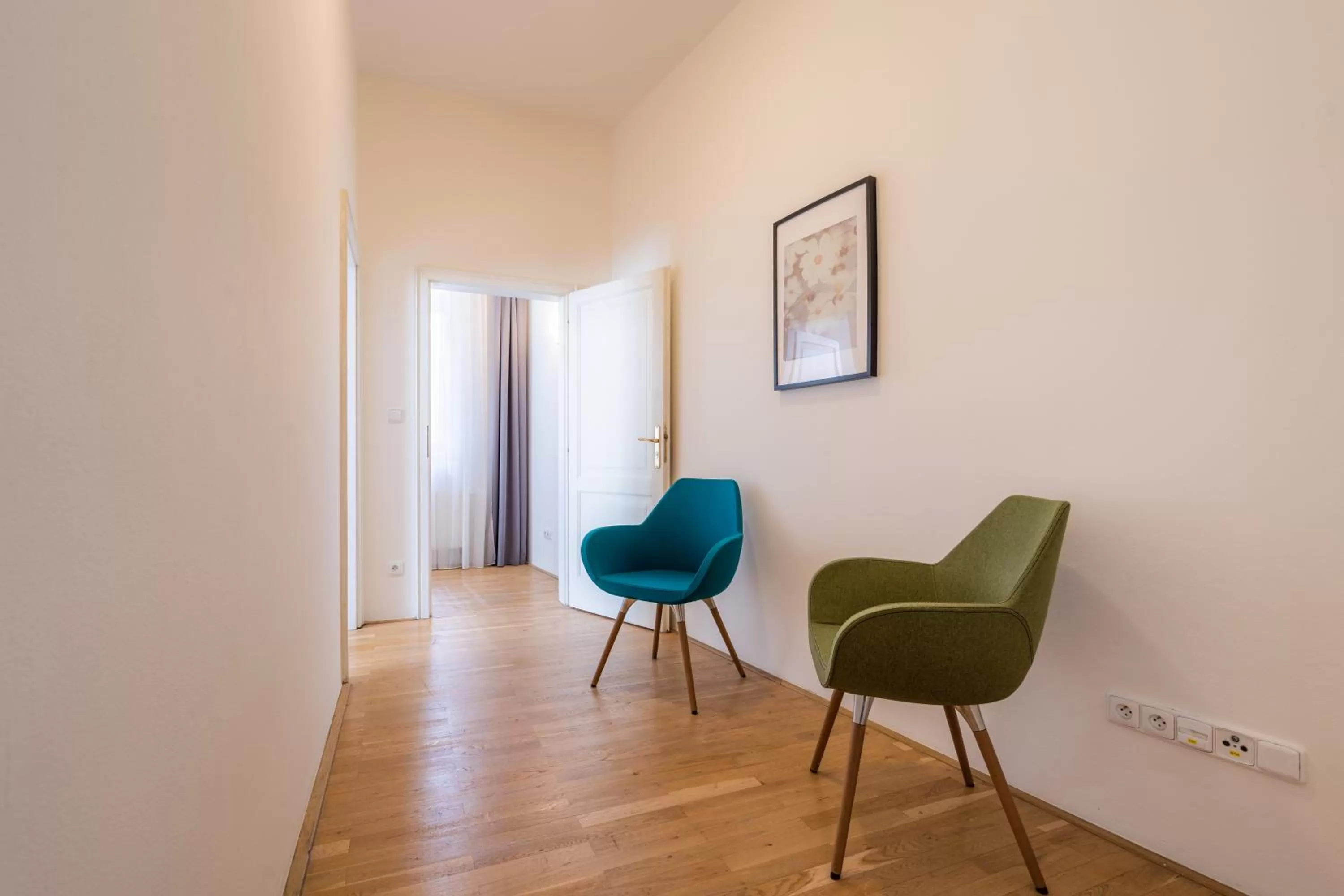 Seating area in EA ApartHotel Melantrich