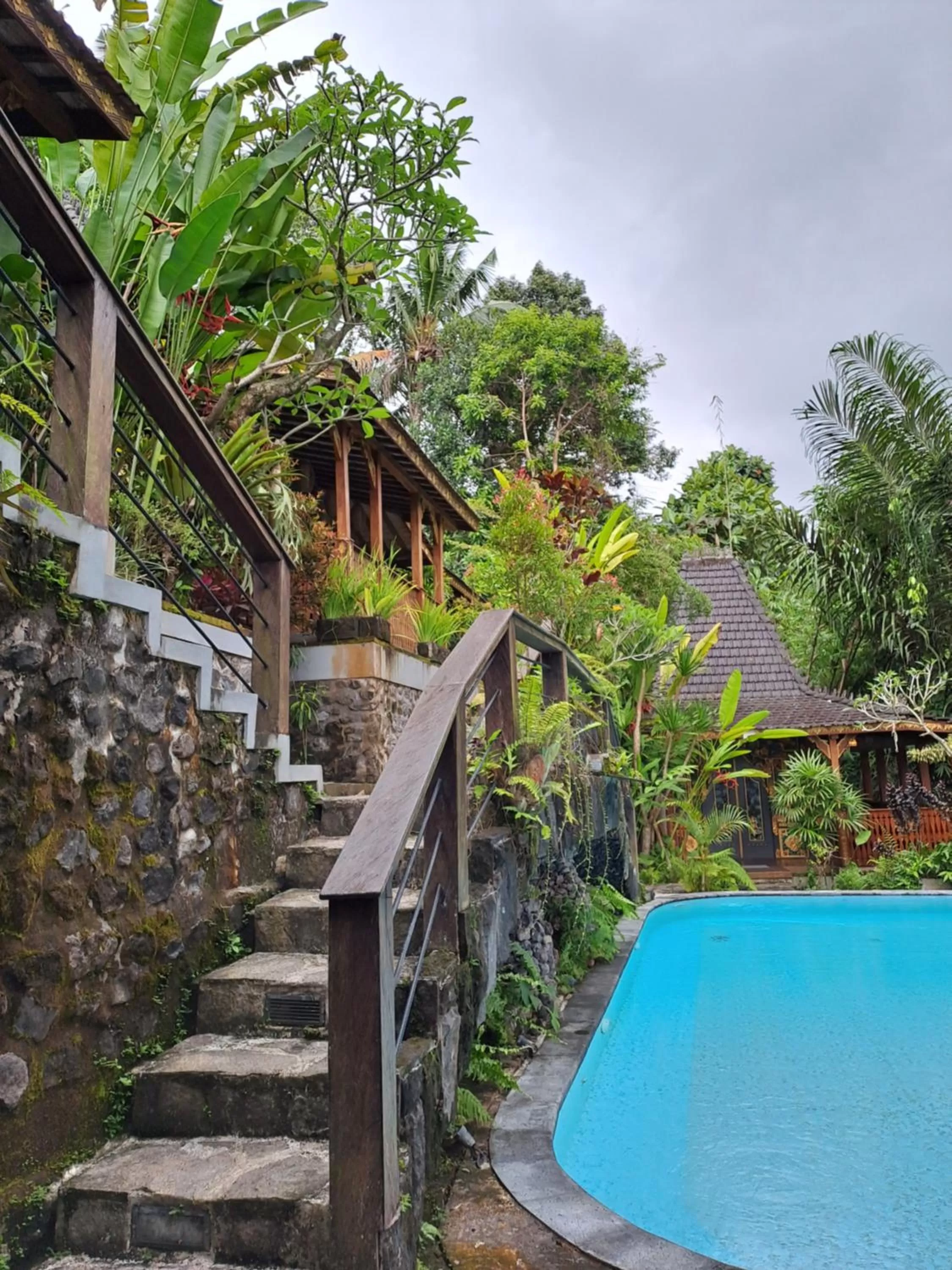 Pool view in Parvati Retreat Villas