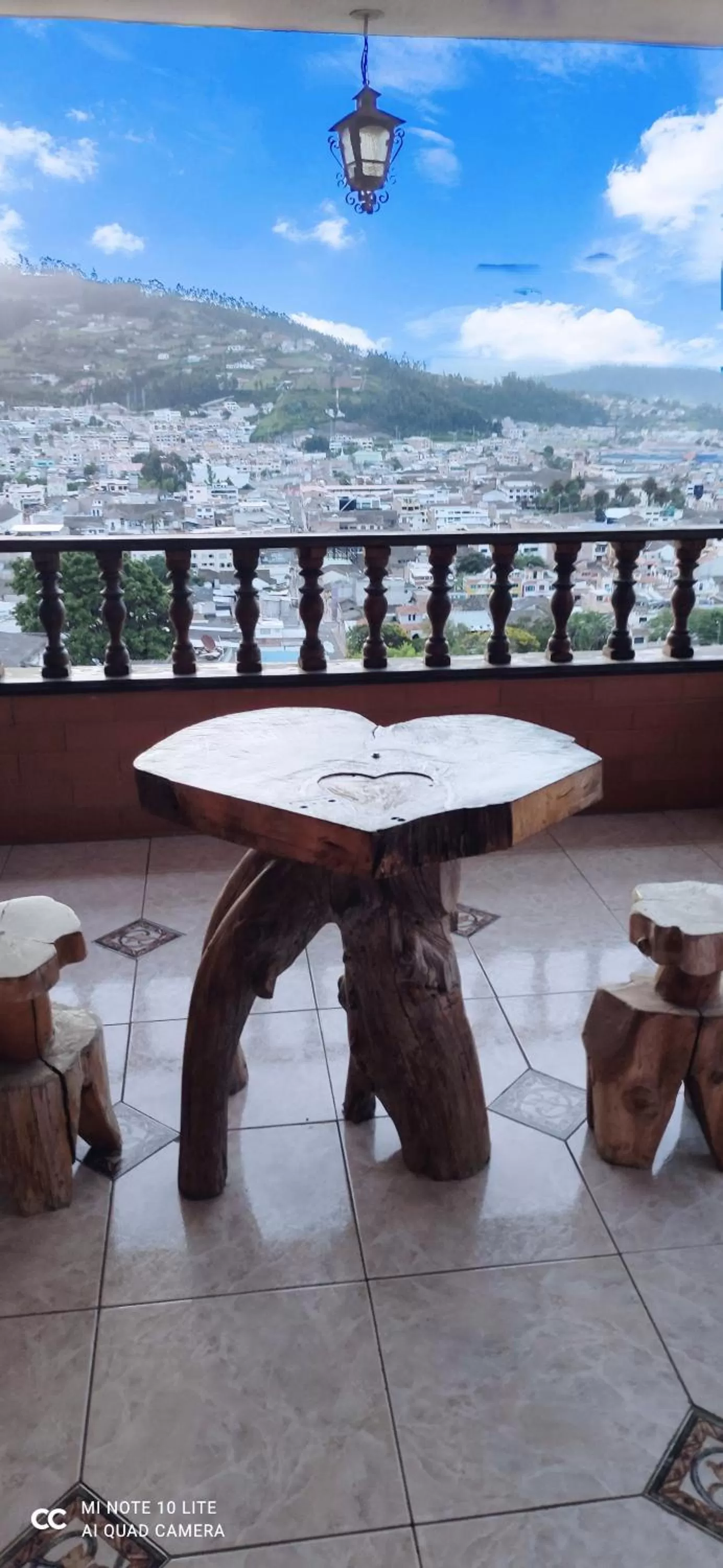 Balcony/Terrace in Hostal Mirador de Otavalo