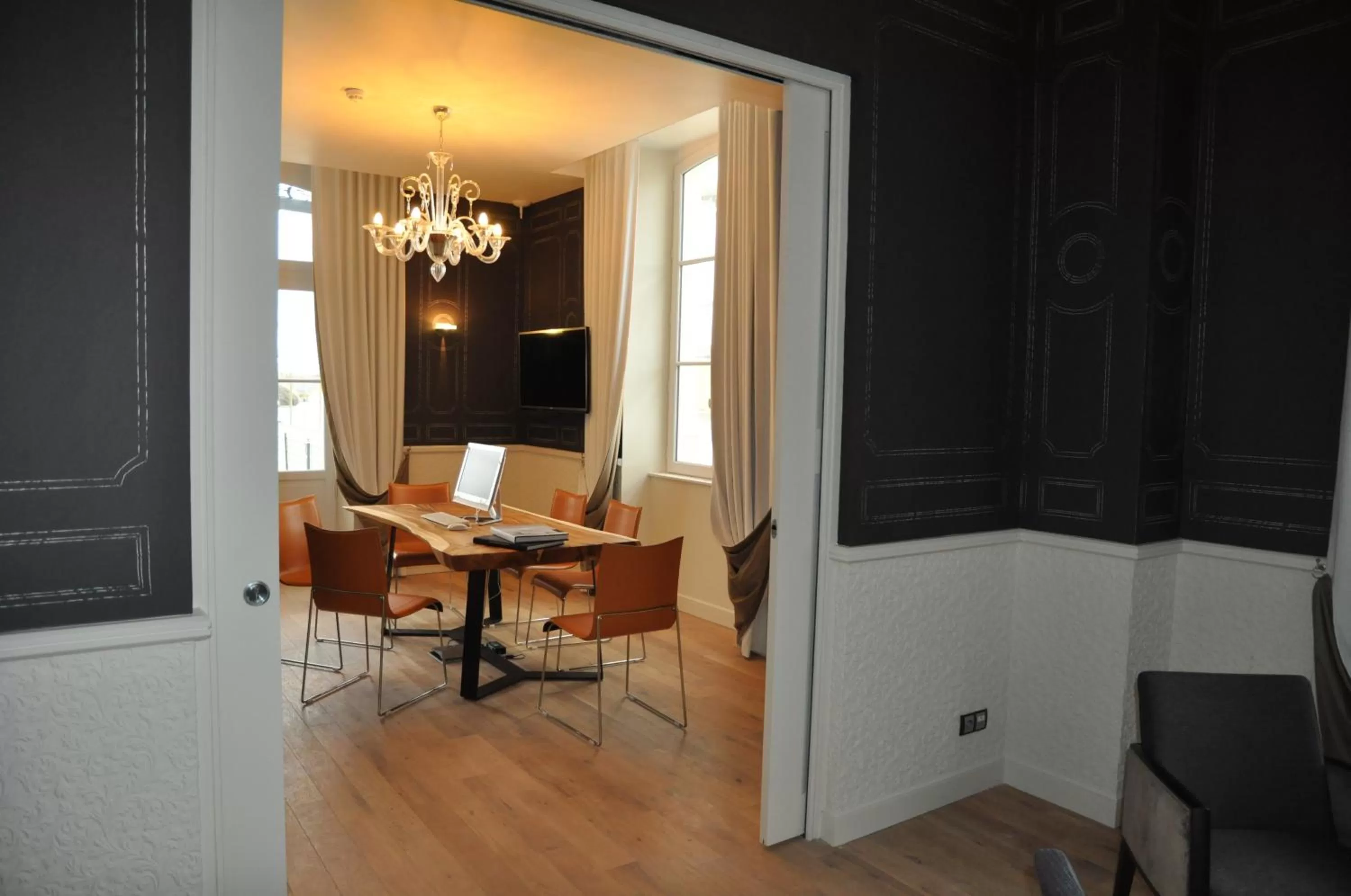 Living room in Les 3 Lieux - Hôtel, Restaurant, Espace sensoriel