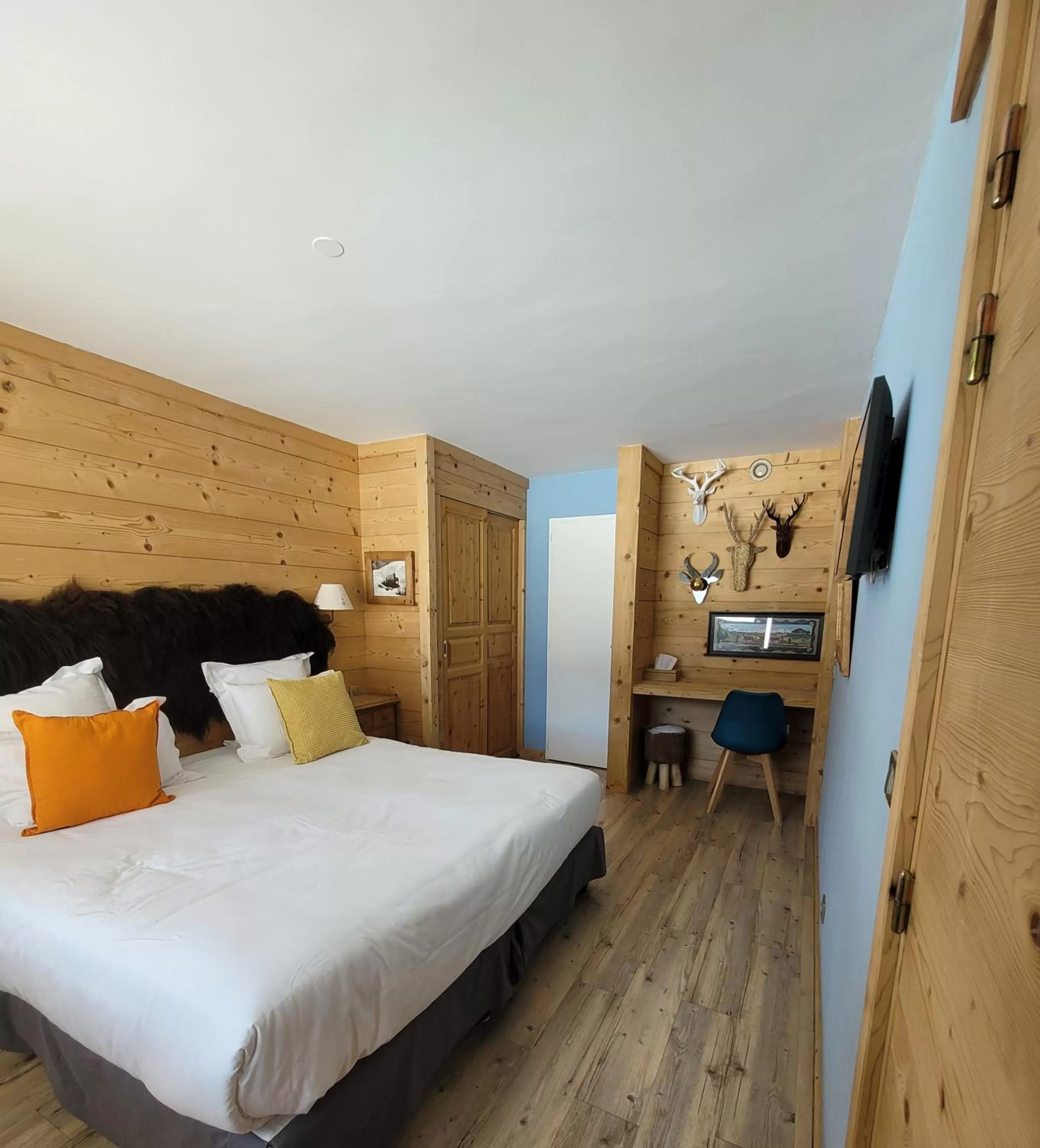 Bed in Maisons de montagne Le Samovar