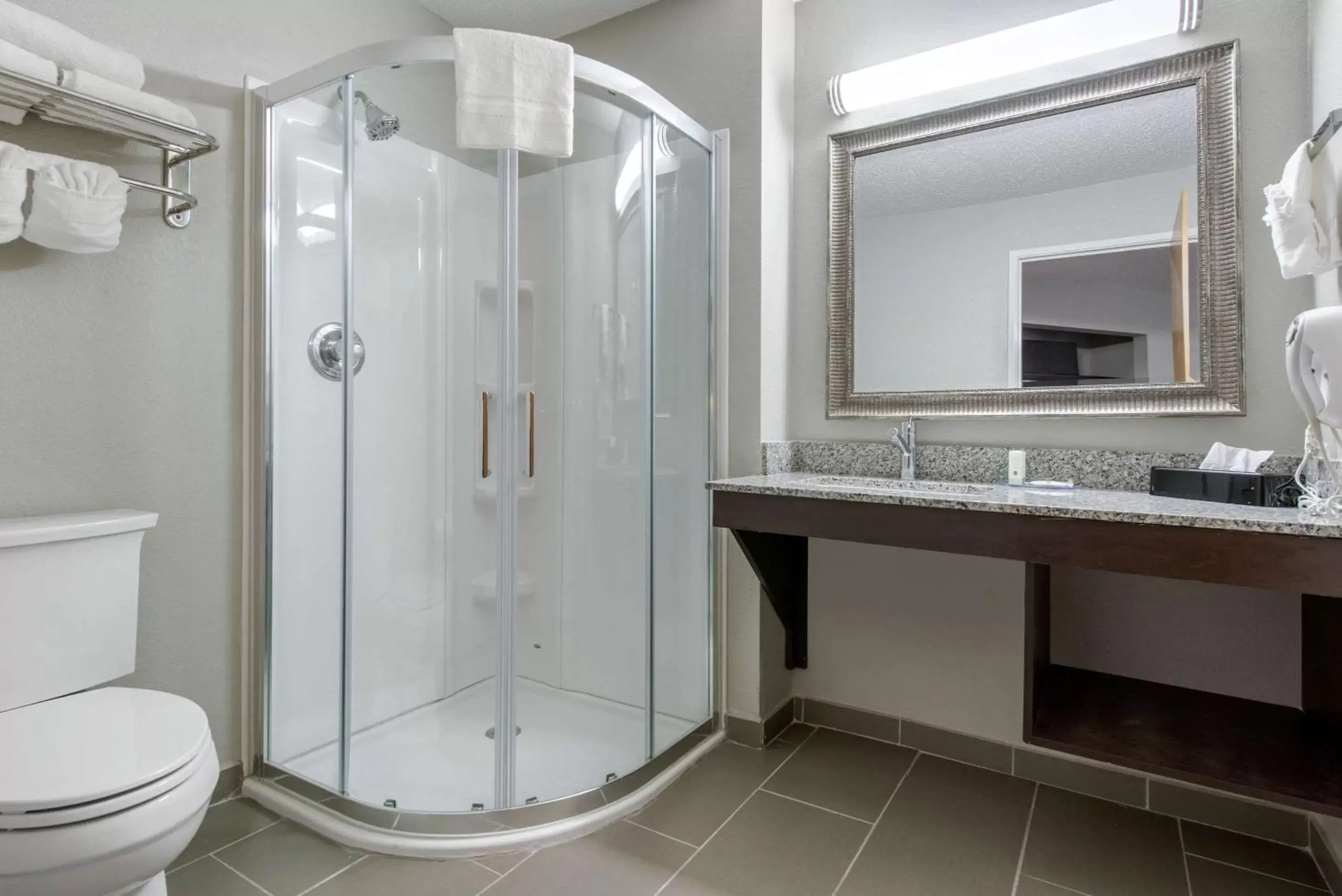 Bathroom in Quality Inn Indianapolis-Brownsburg - Indianapolis West