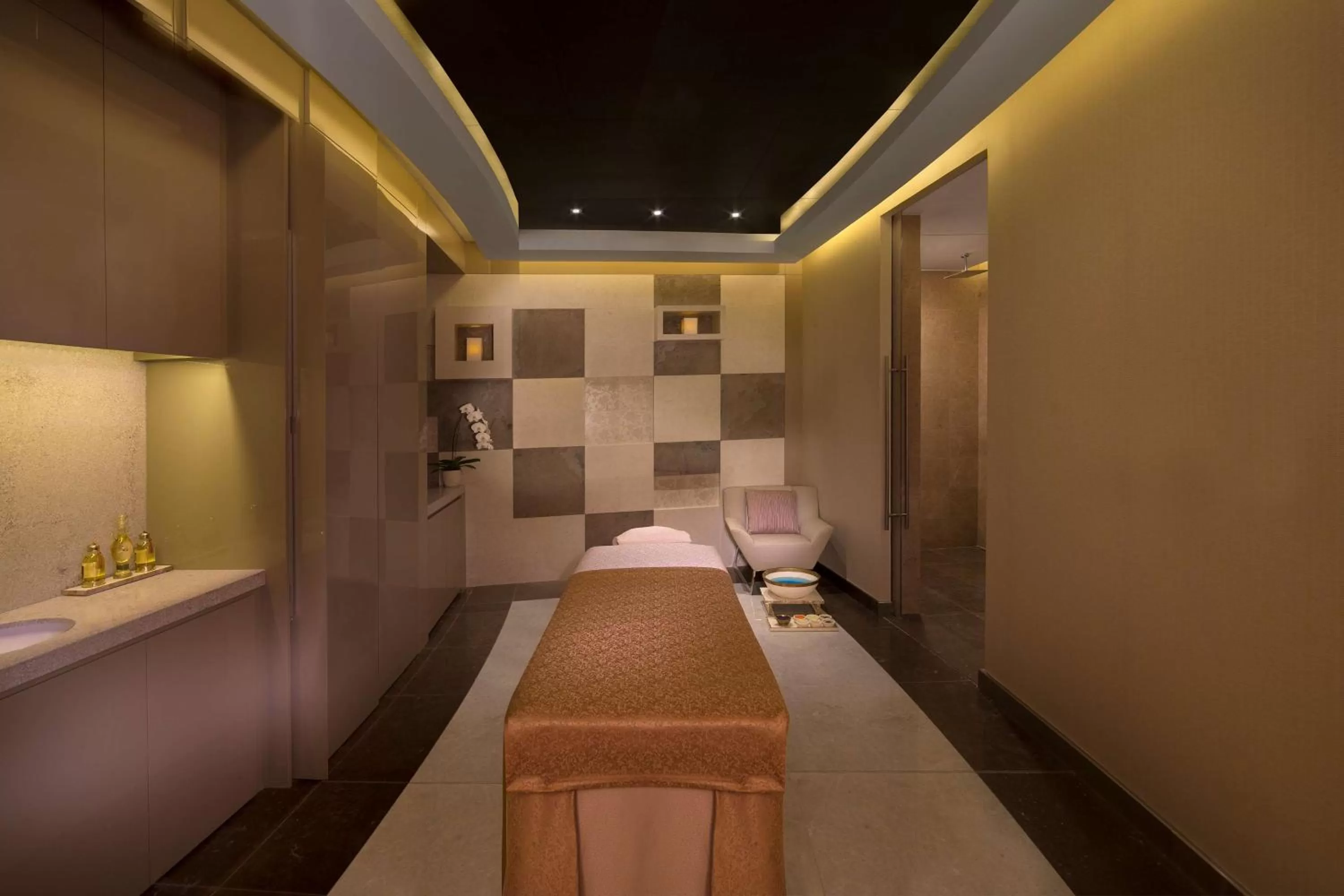 Spa and wellness centre/facilities, Bed in Hyatt Regency Dubai Creek Heights