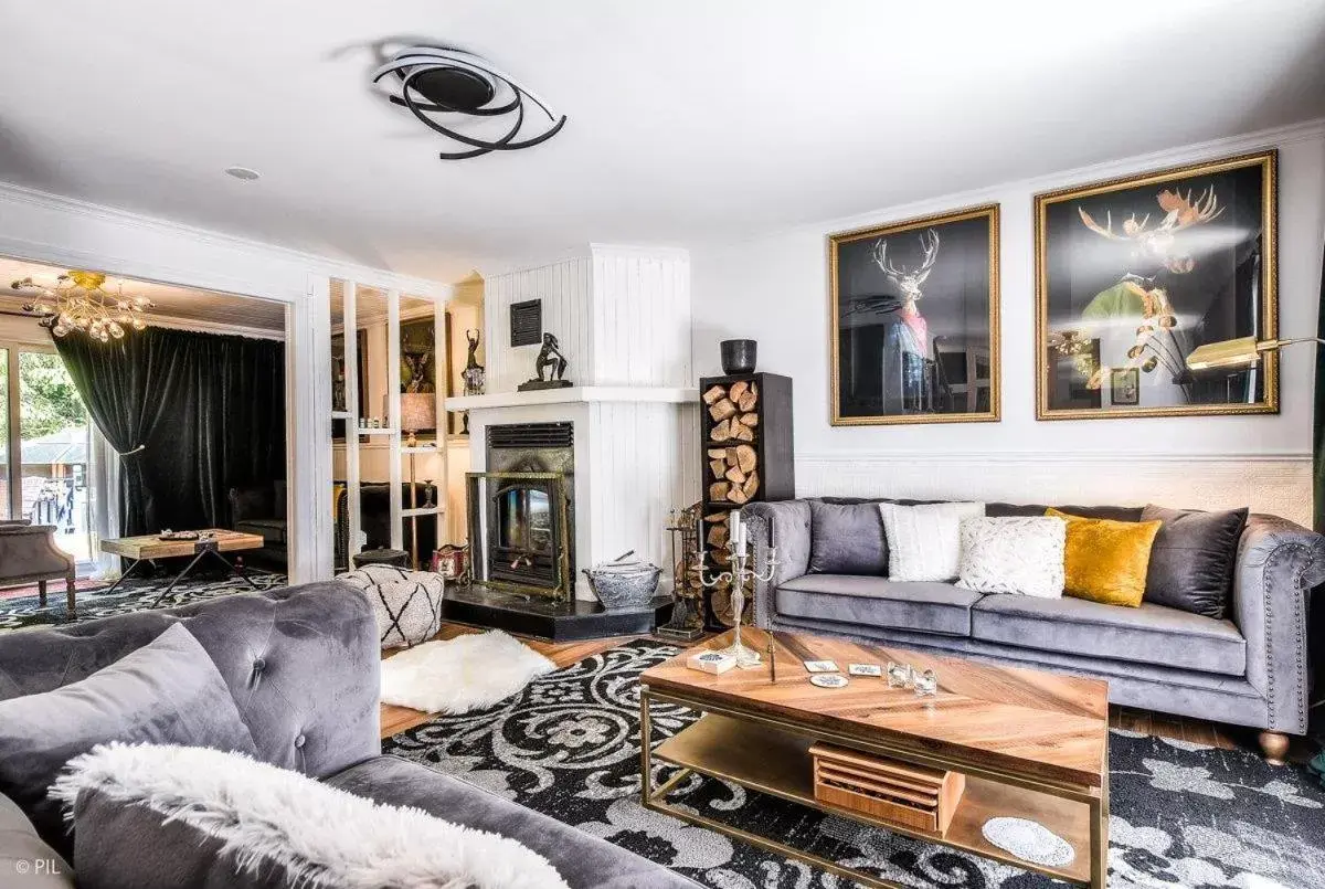 Living room, Seating Area in La Tremblante