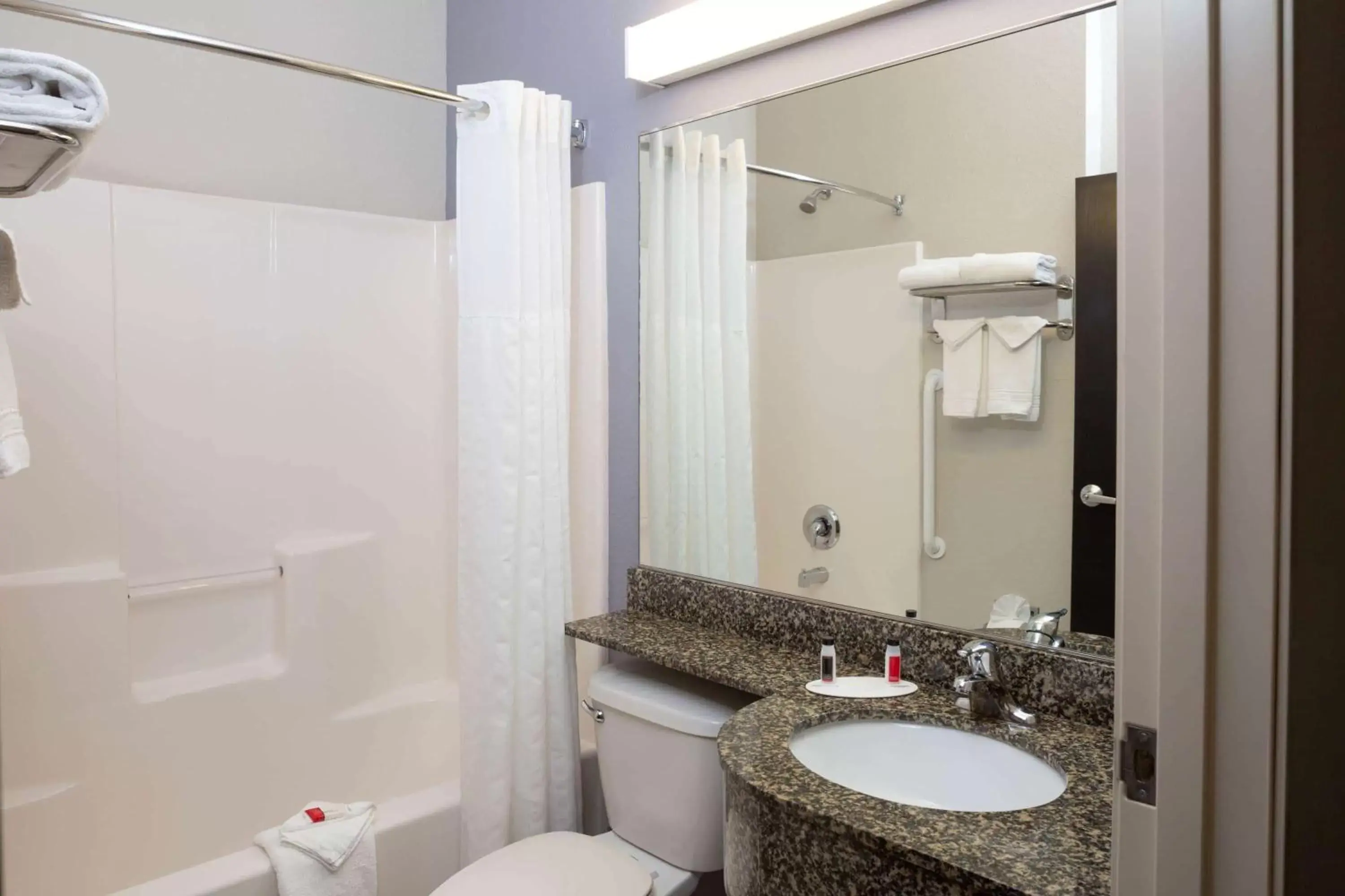 Photo of the whole room, Bathroom in Microtel Inn & Suites by Wyndham Brooksville