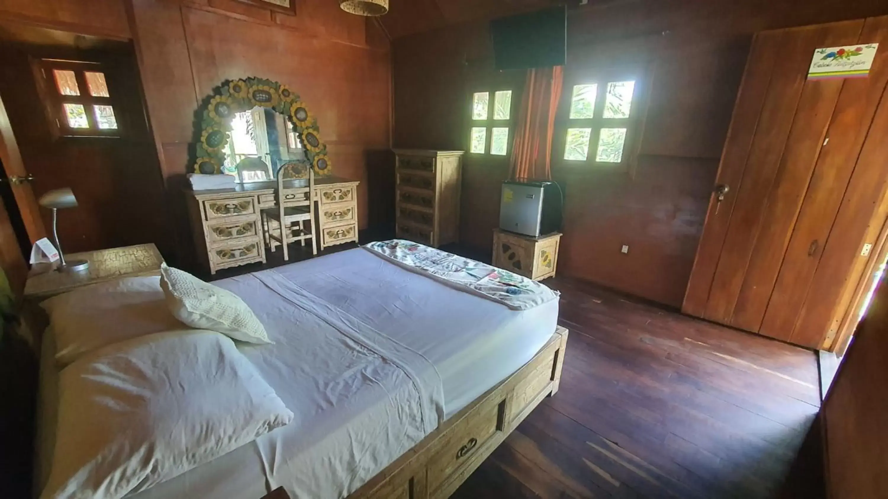 Bed in Cabañas Colibrí