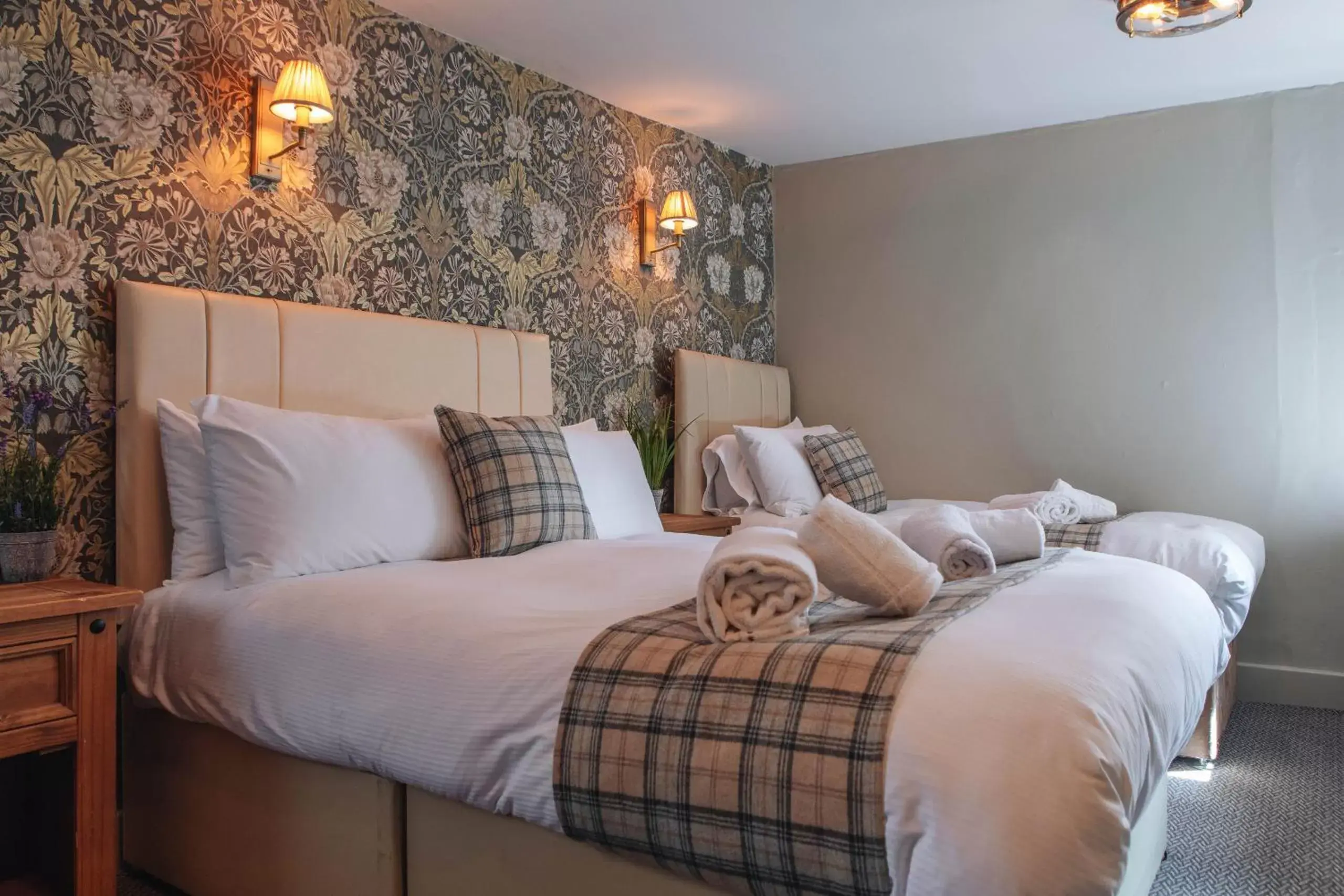 Bedroom, Bed in Black Lion Hotel Richmond North Yorkshire Bedroom, Bed in Black Lion Hotel Richmond North Yorkshire