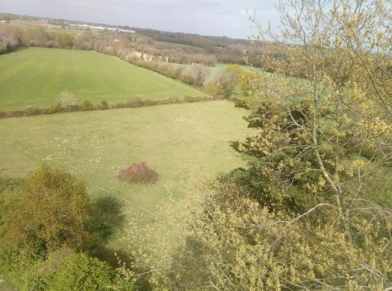 Bird's eye view in Le moulin de La Retardière