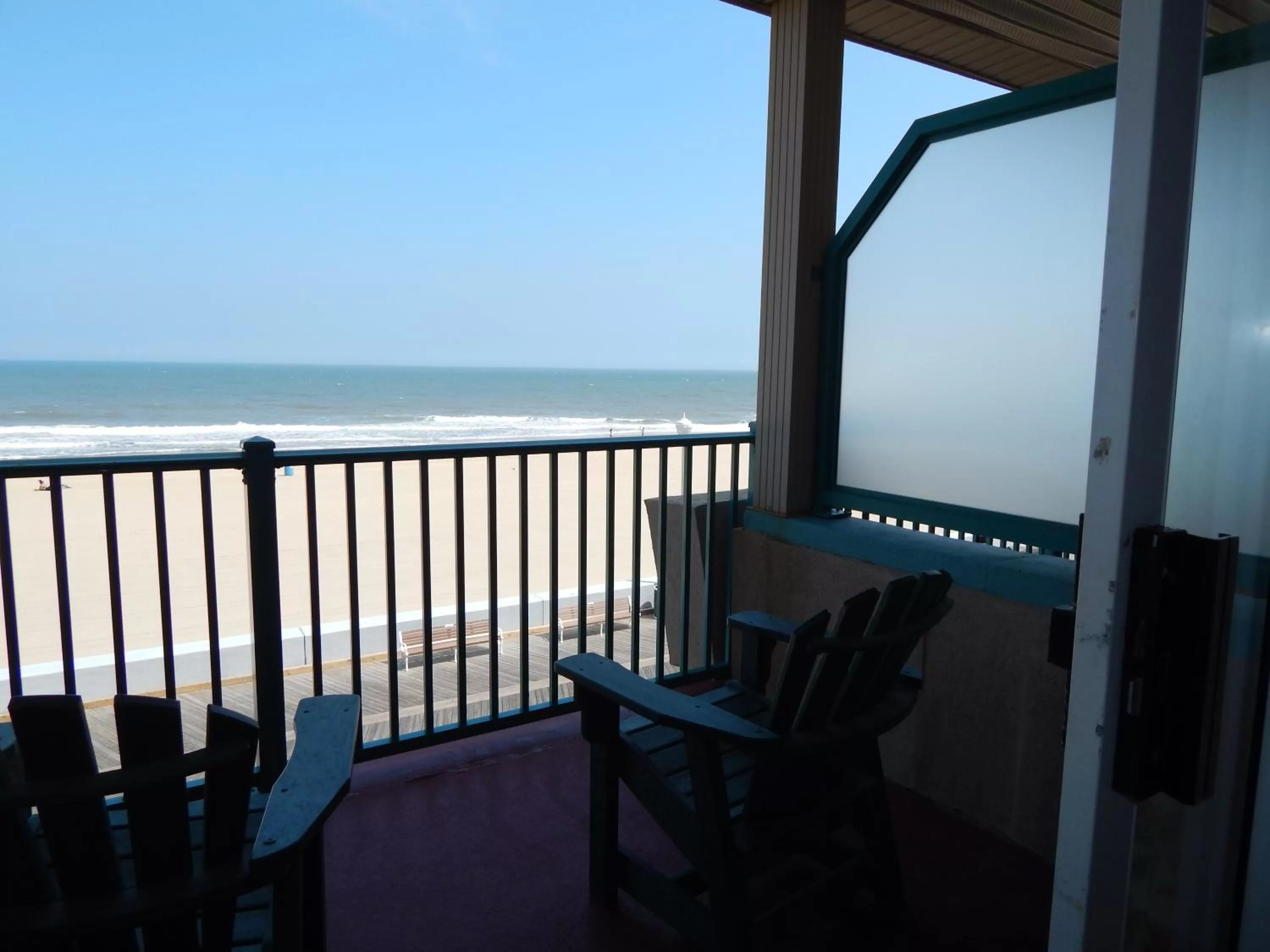 Balcony/Terrace in Days Inn by Wyndham Ocean City Oceanfront