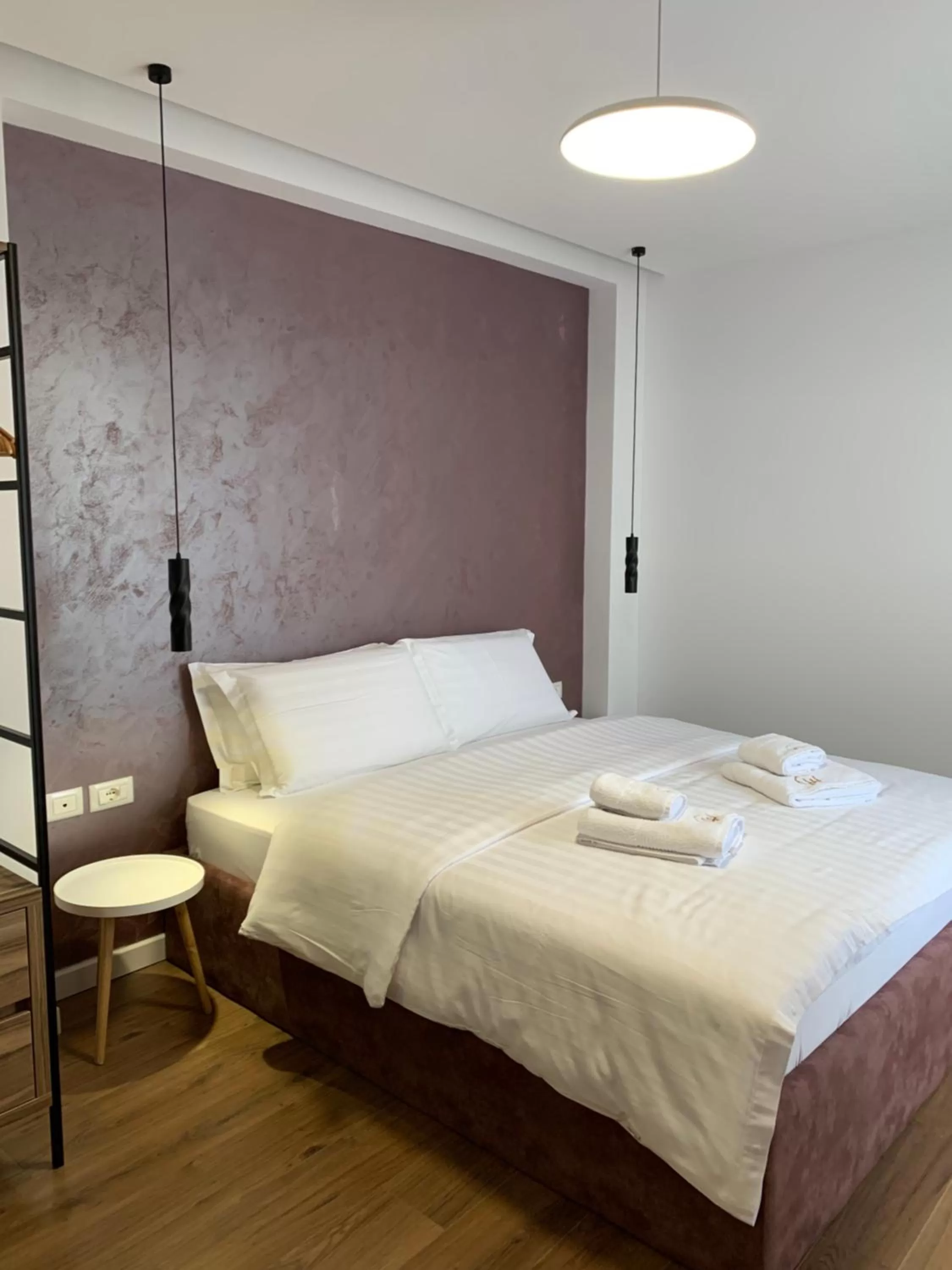 Bed in Grand Hotel Pogradec