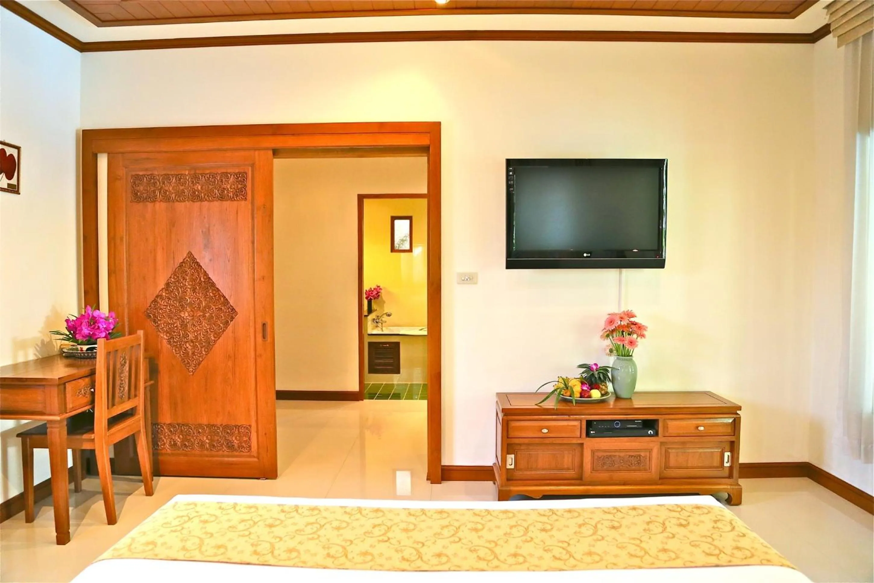 TV and multimedia, Bed in Oriental Siam Resort - SHA Extra Plus Certified