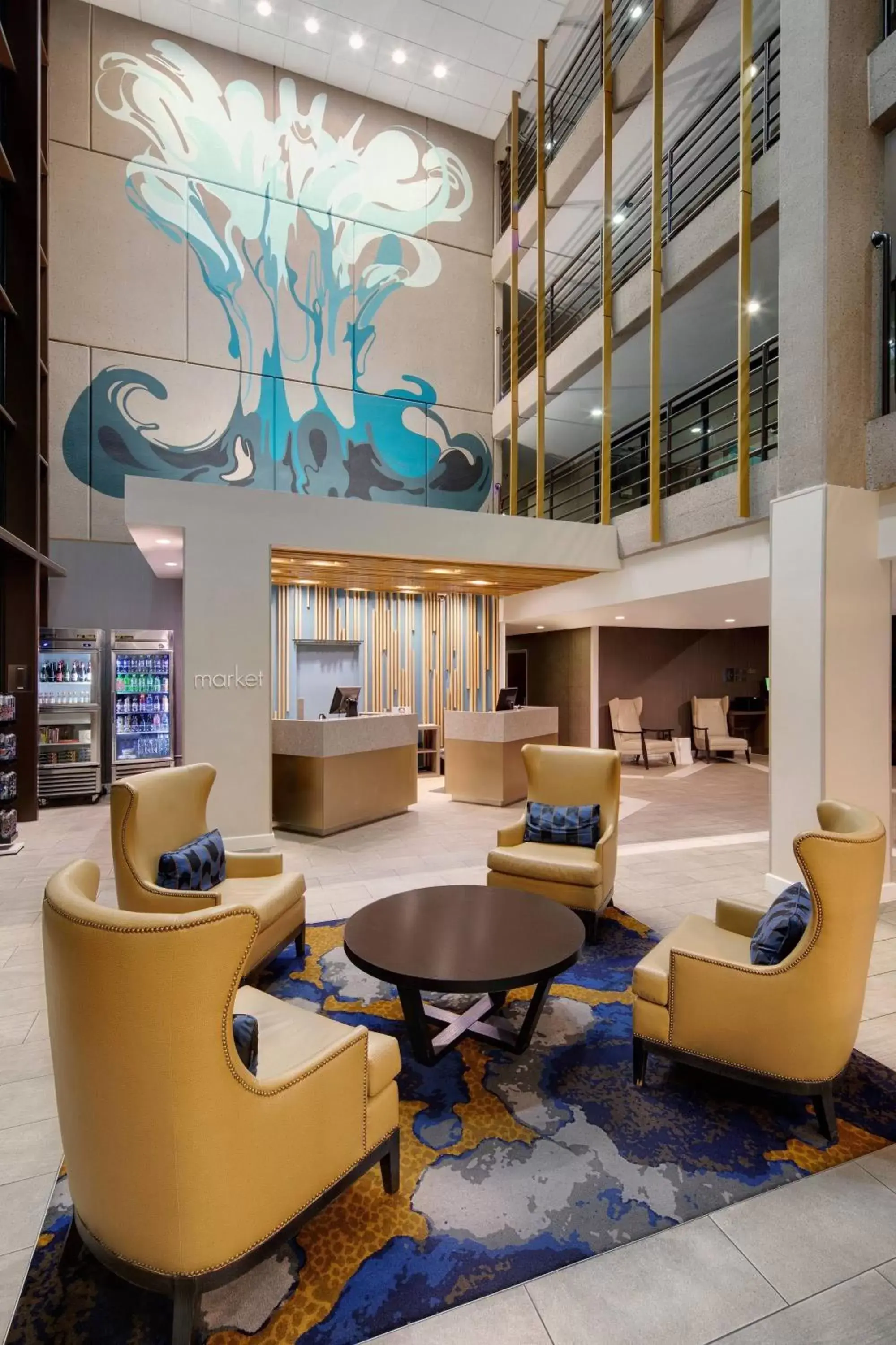 Lobby or reception, Lobby/Reception in Courtyard Austin-University Area