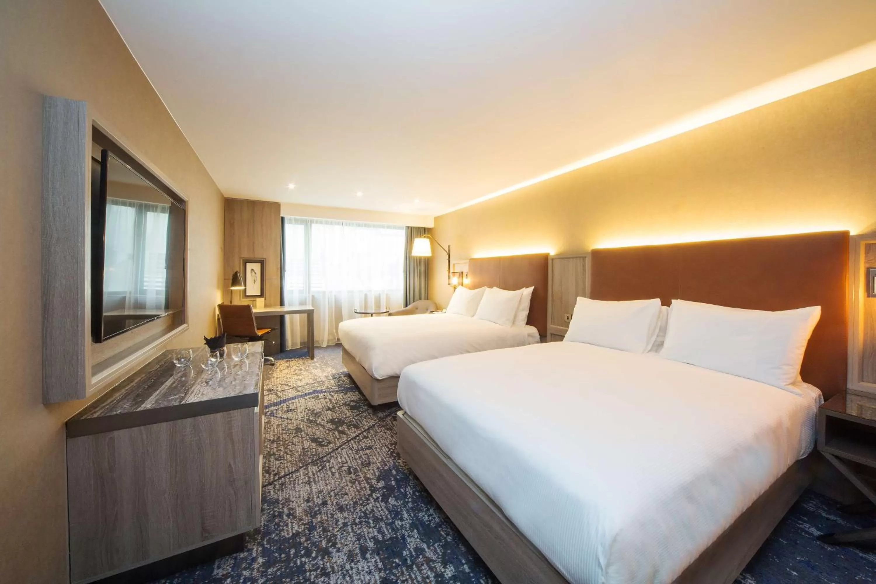 Bed in DoubleTree by Hilton London Kingston Upon Thames