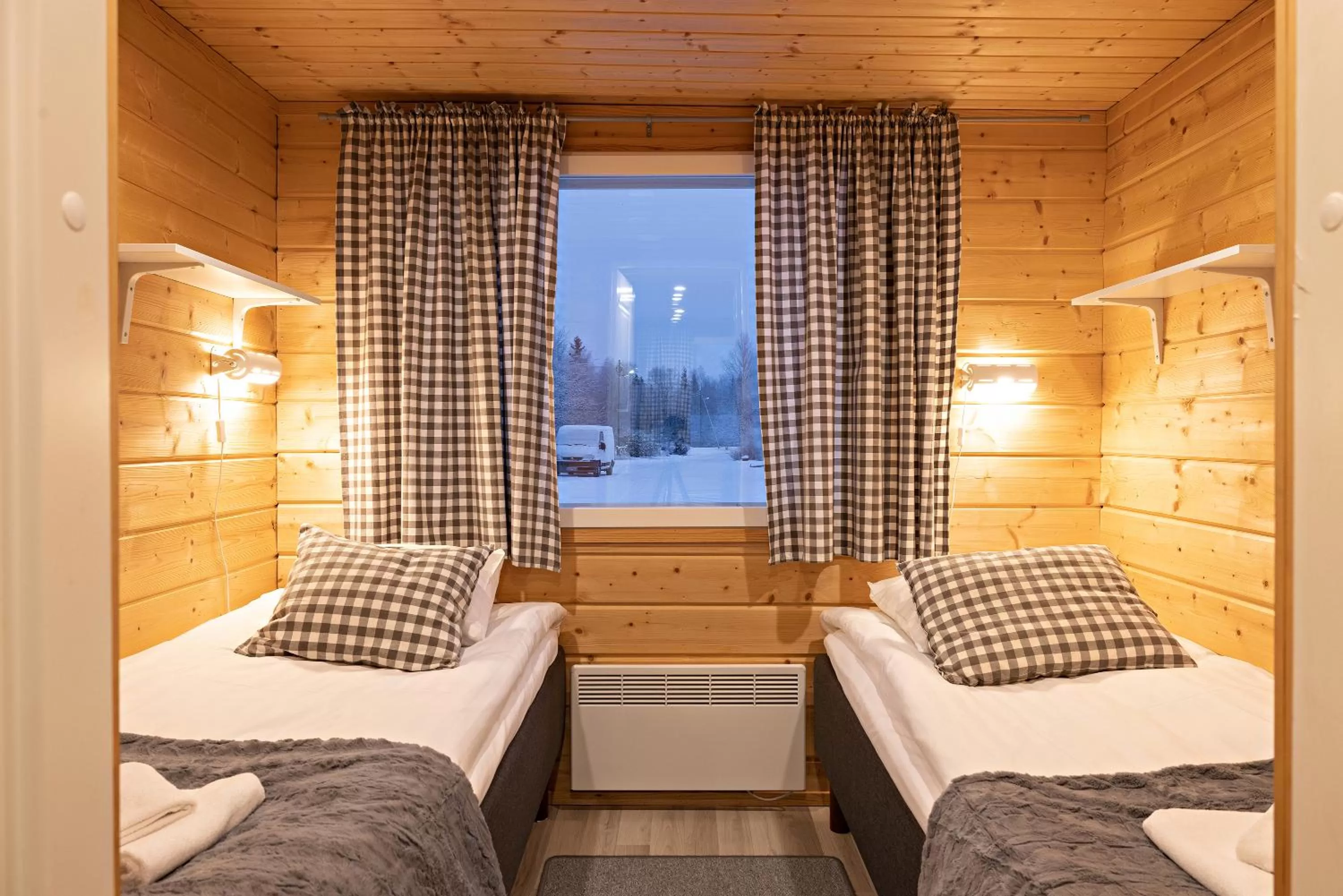 Bed in Arctic River Resort