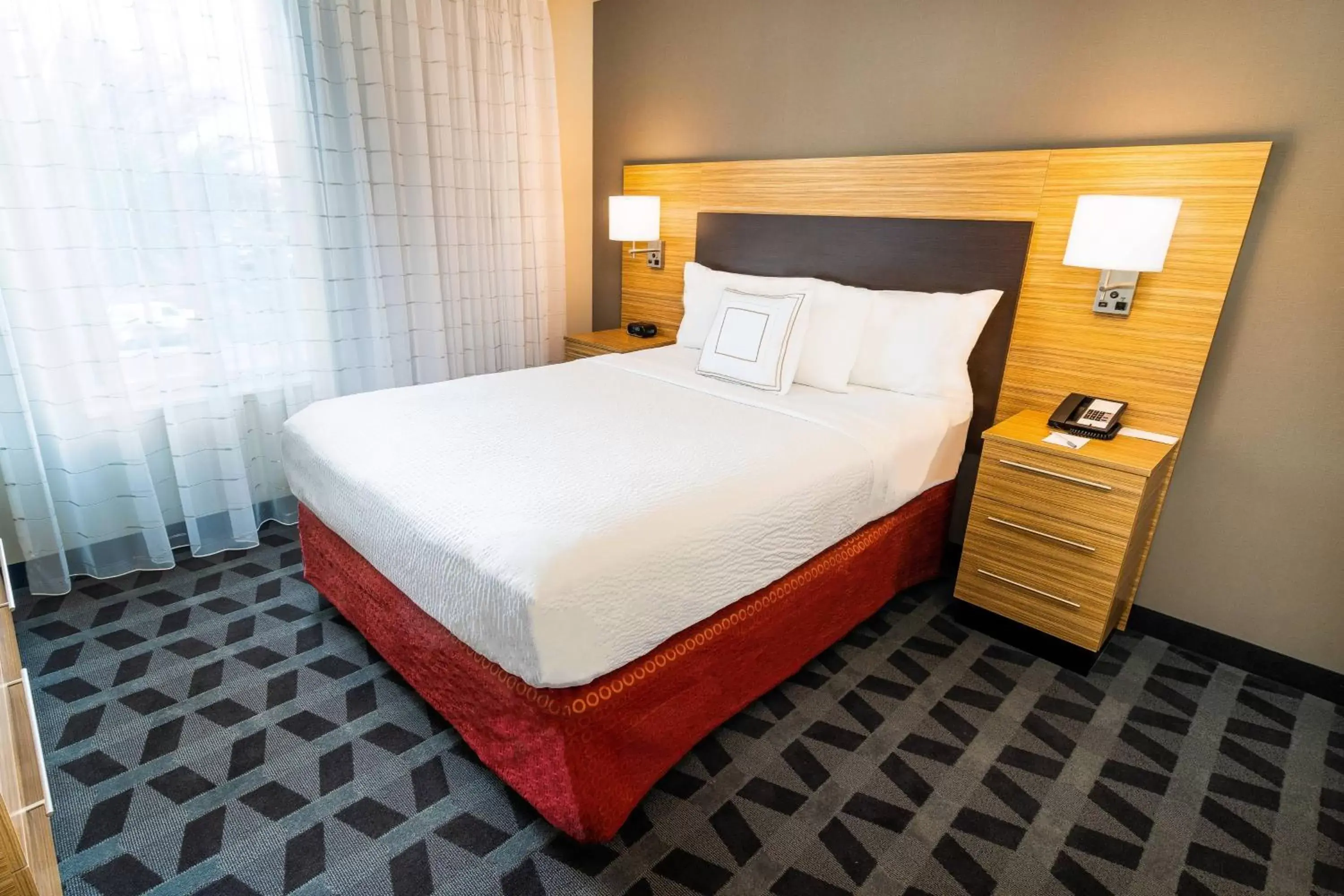 Bedroom, Bed in TownePlace Suites By Marriott Las Vegas Stadium District