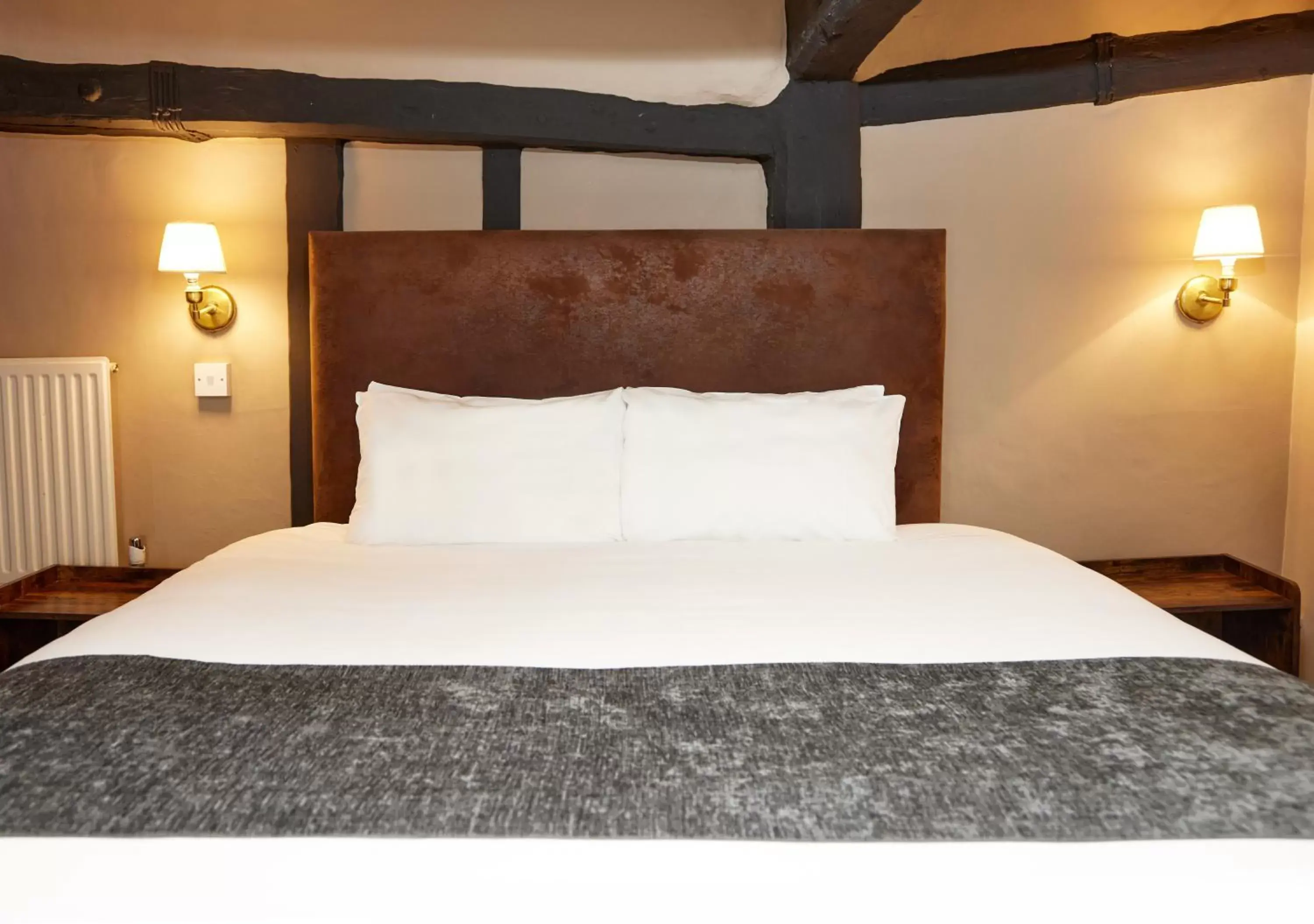 Bedroom, Bed in Bull Hotel by Greene King Inns