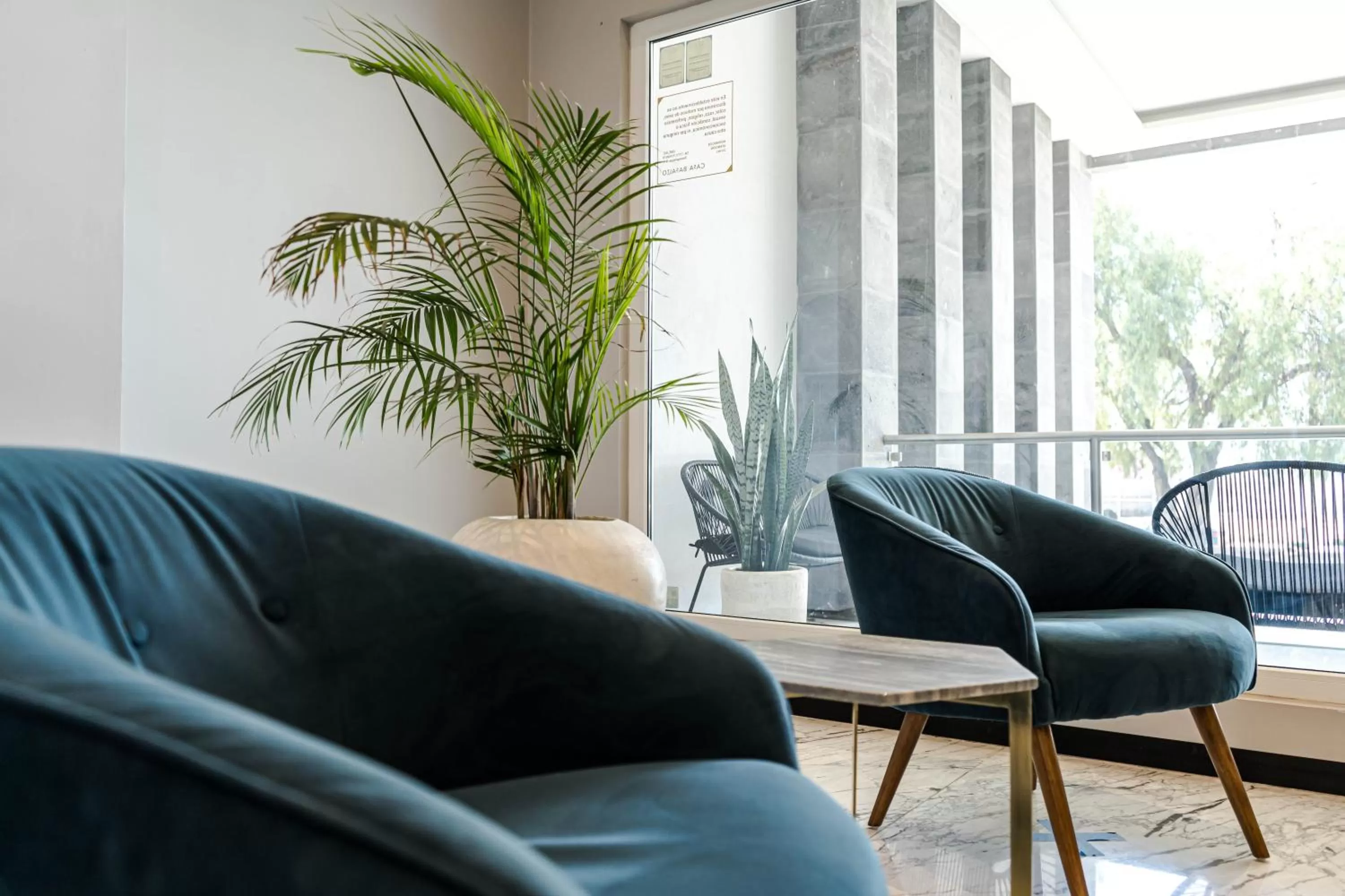 Lobby or reception in Casa Basalto