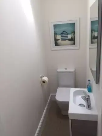 Bathroom in The Corbyn Apartments