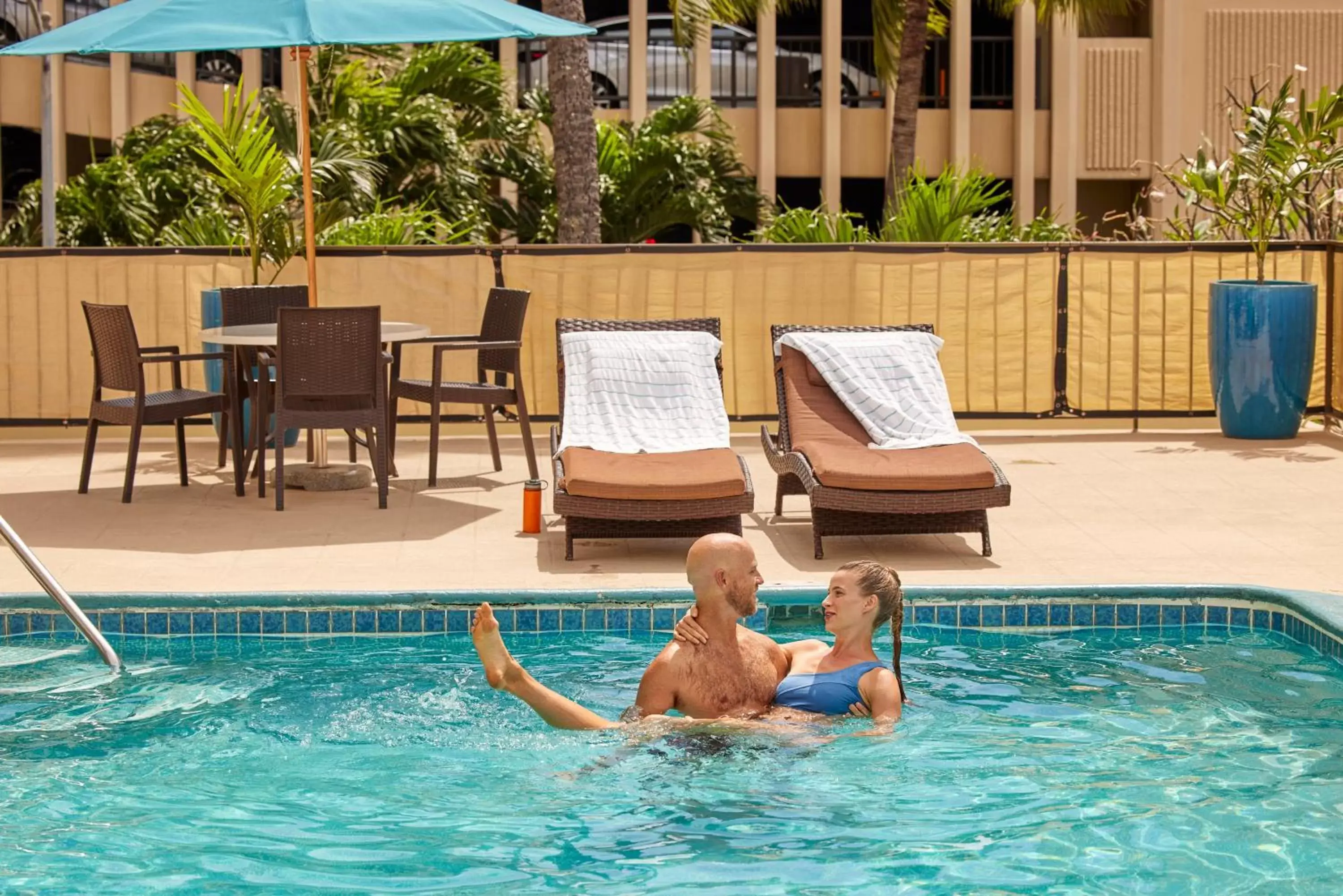 Swimming Pool in Waikiki Resort Hotel