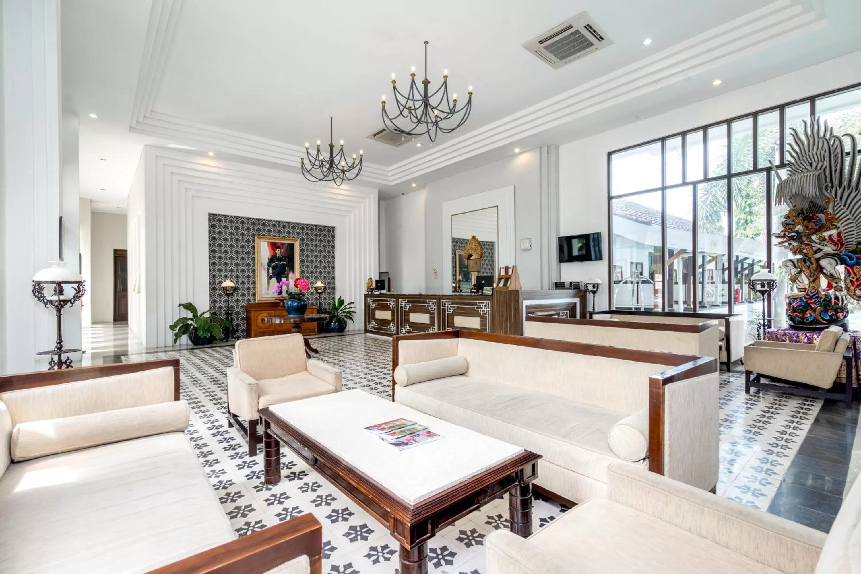 Lobby or reception in Inna Bali Heritage Hotel