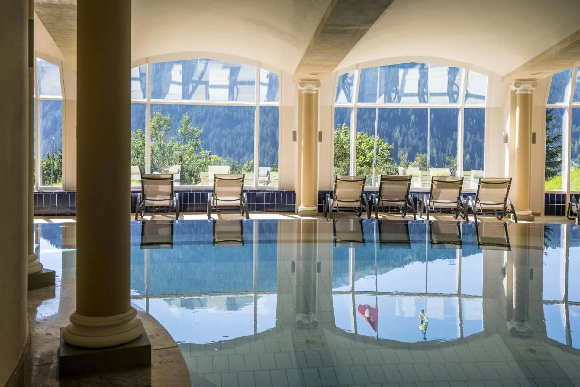 Swimming Pool in Waldhotel & SPA Davos - for body & soul