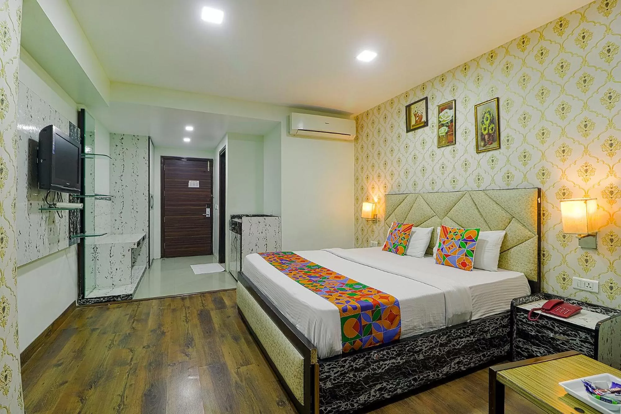 Photo of the whole room, Bed in FabHotel Prime Z Grand