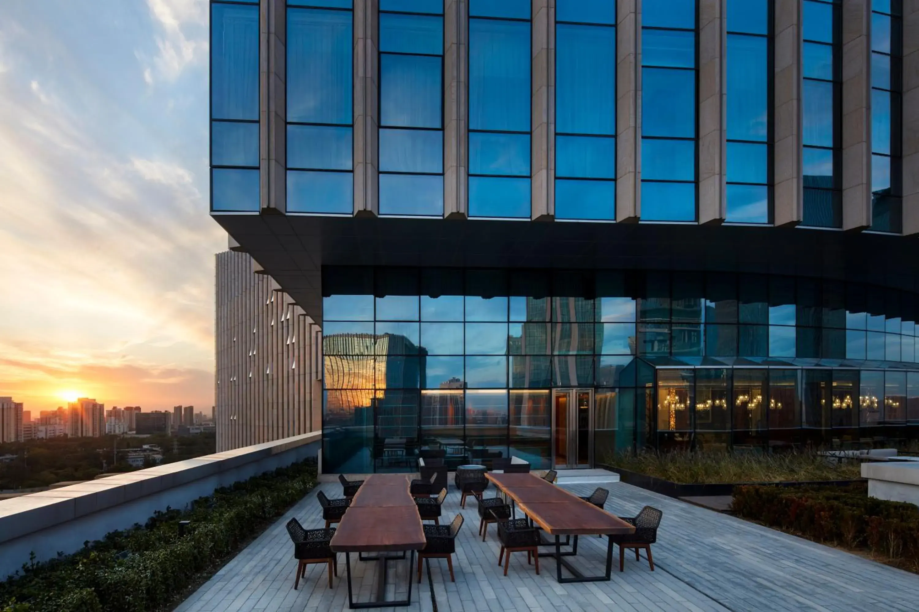 Balcony/Terrace in Sheraton Beijing Lize Hotel