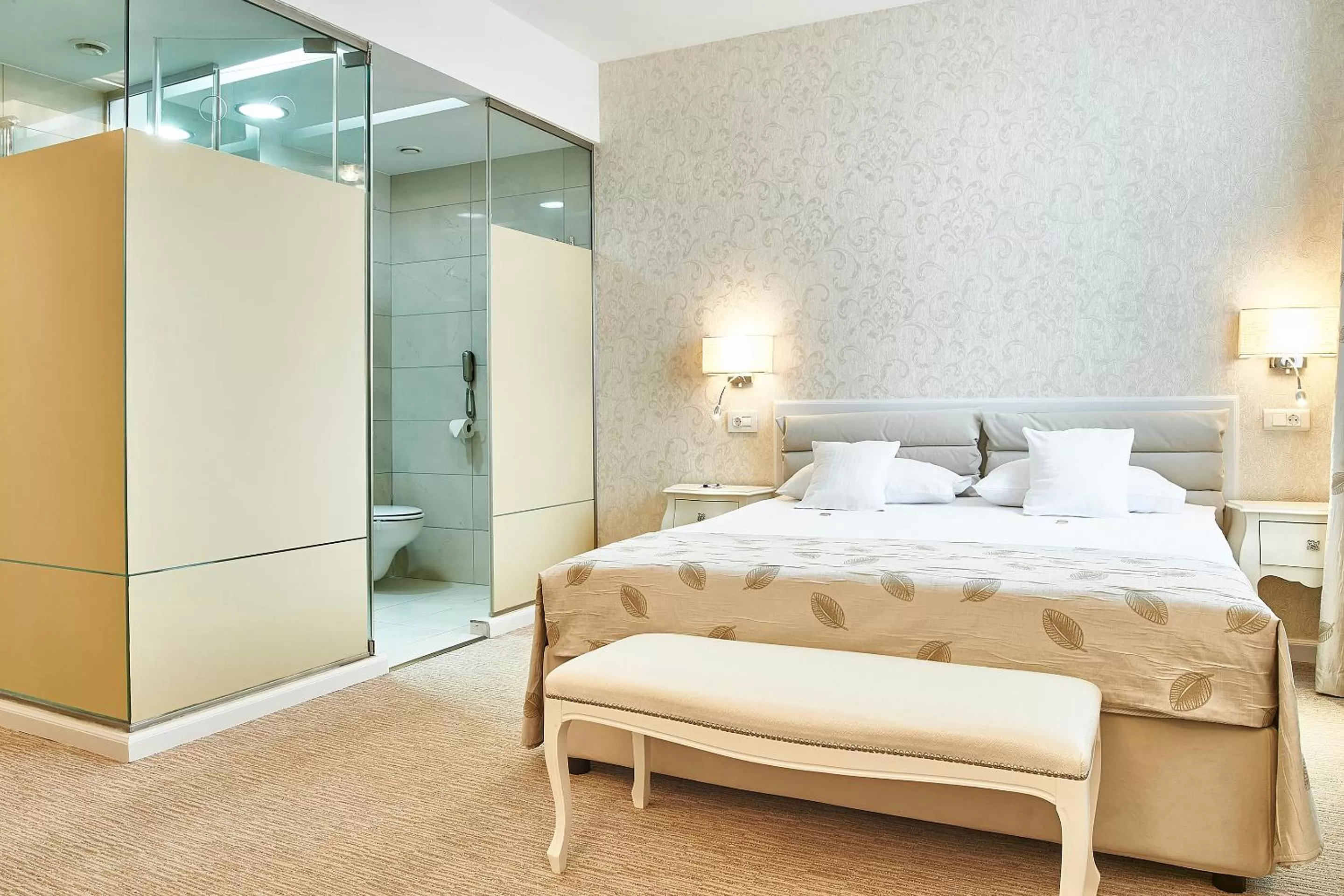 Bed in Continental Forum Sibiu