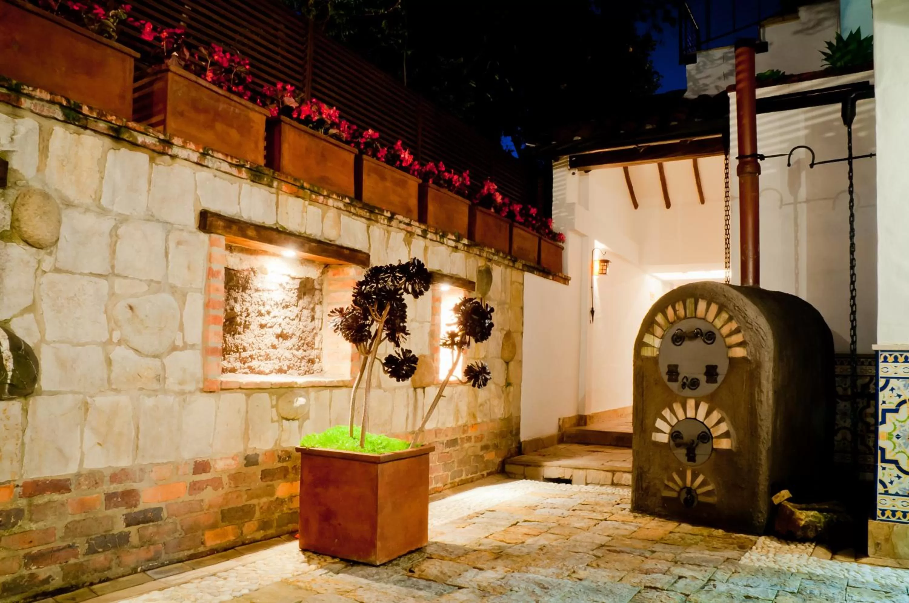 Decorative detail in Hotel Casona Usaquen