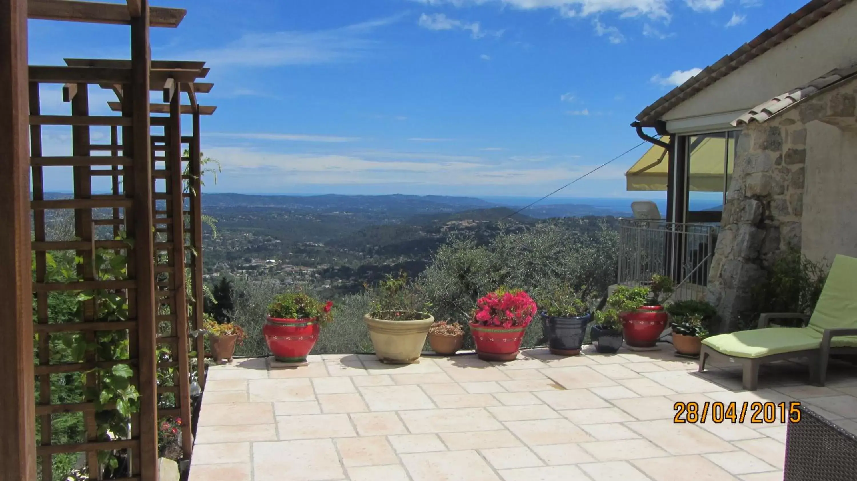 Garden in villa des oliviers