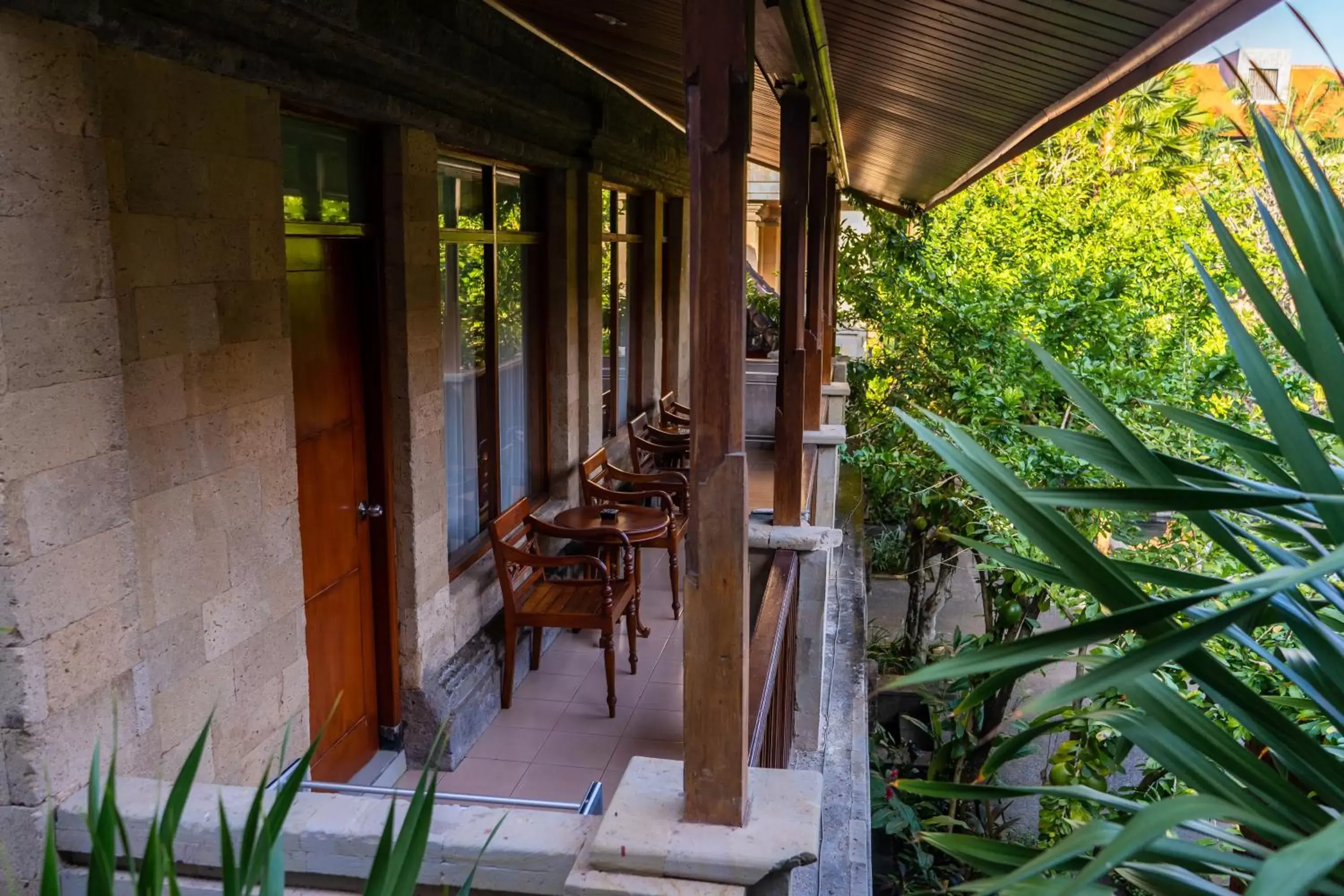 Balcony/Terrace in Fourteen Roses Boutique Hotel, Kuta