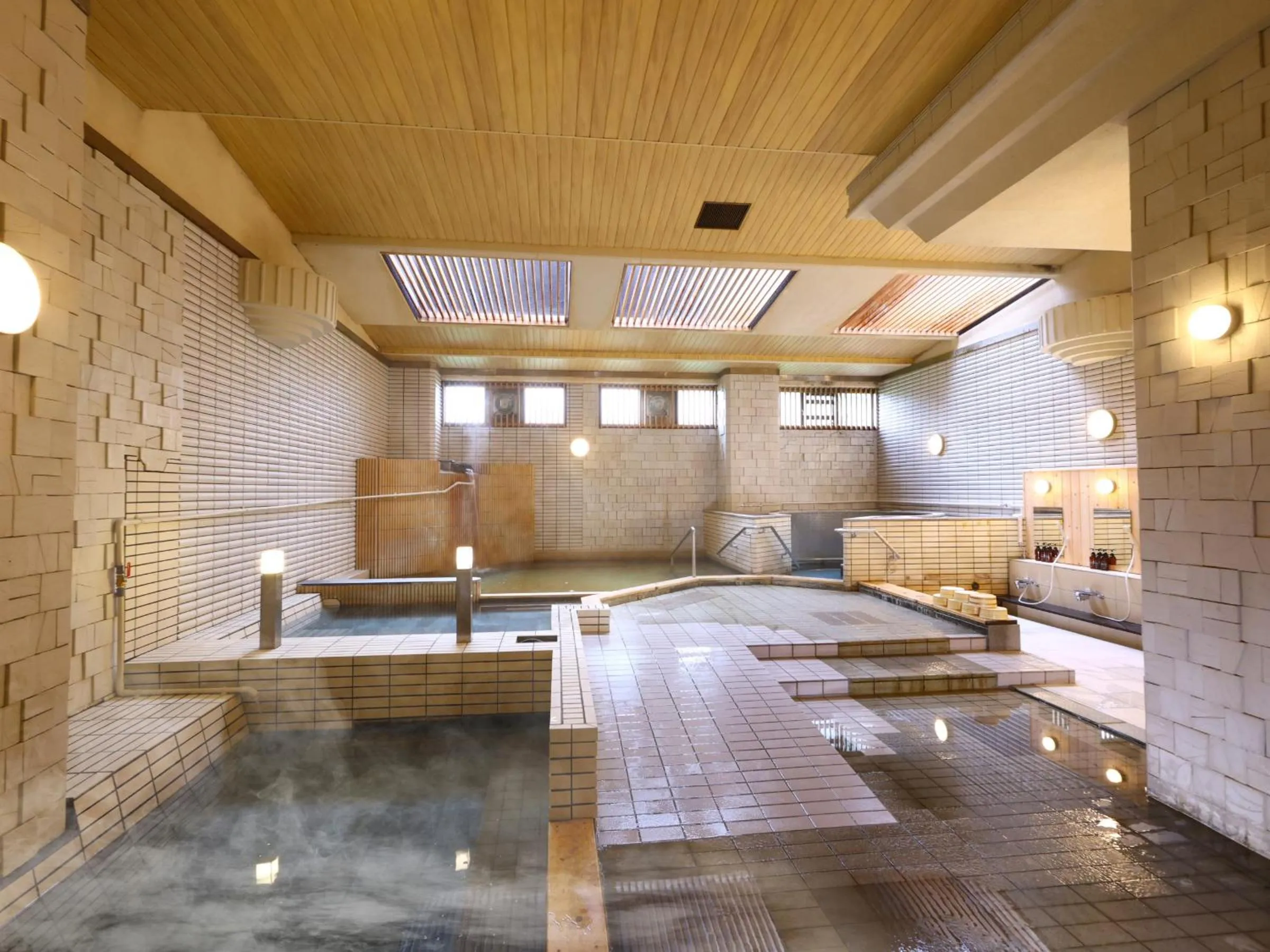 Hot Spring Bath in Hotel Yudanaka