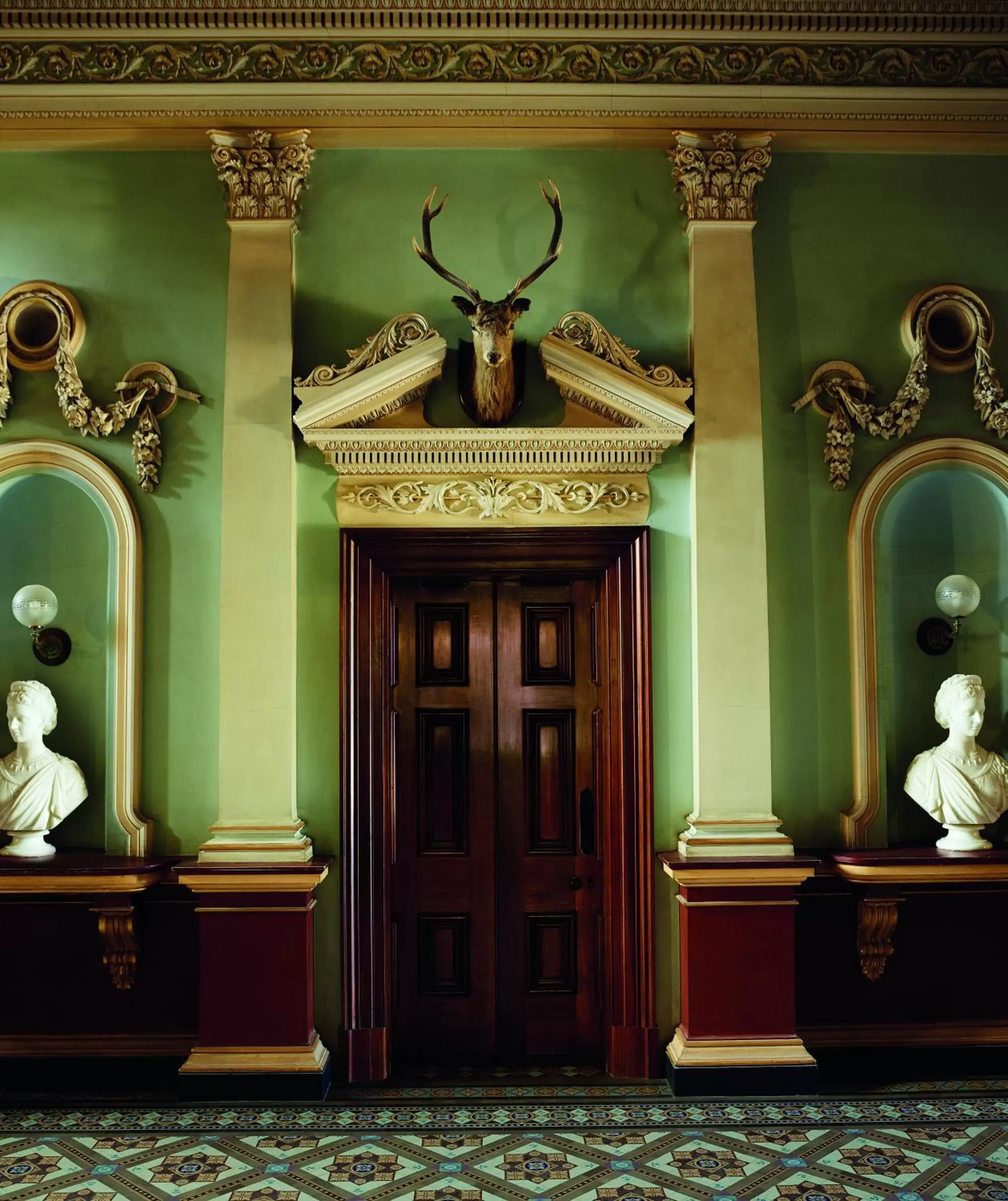 Decorative detail in Lancemore Mansion Hotel Werribee Park