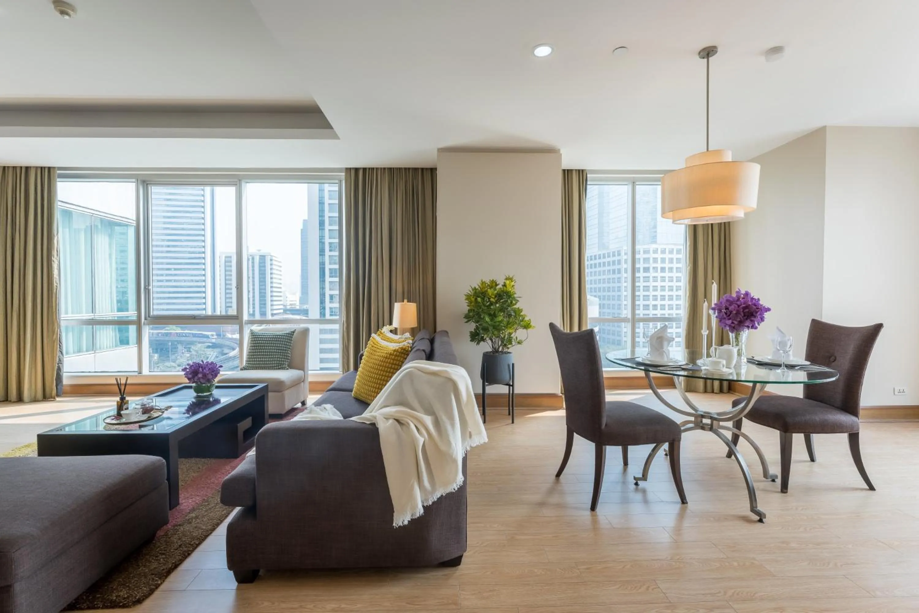Living room in Ascott Sathorn Bangkok